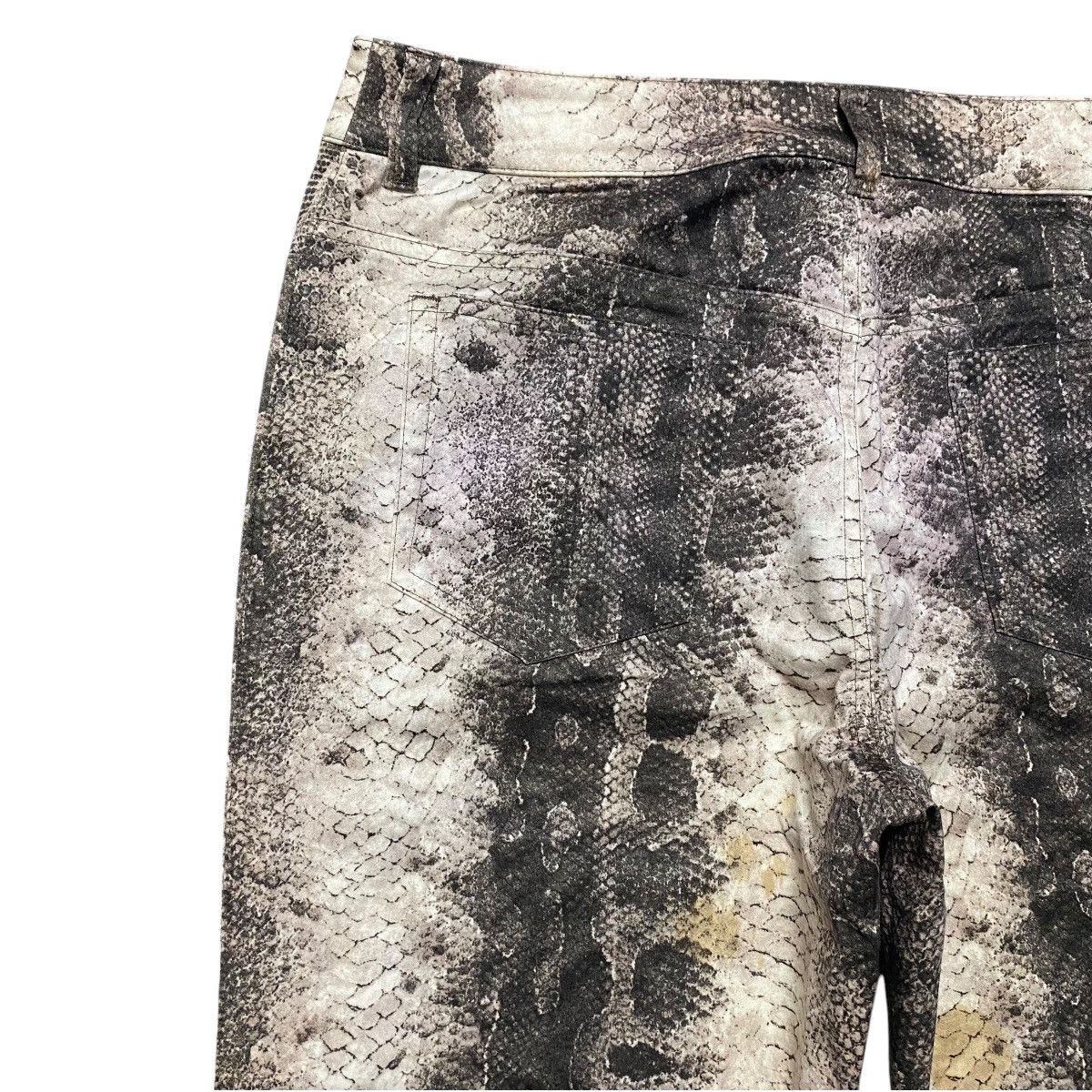 Japanese Brand Japanese Brand SPECCHIO Snake Skin Flare Pants Size 29" - 10 Thumbnail