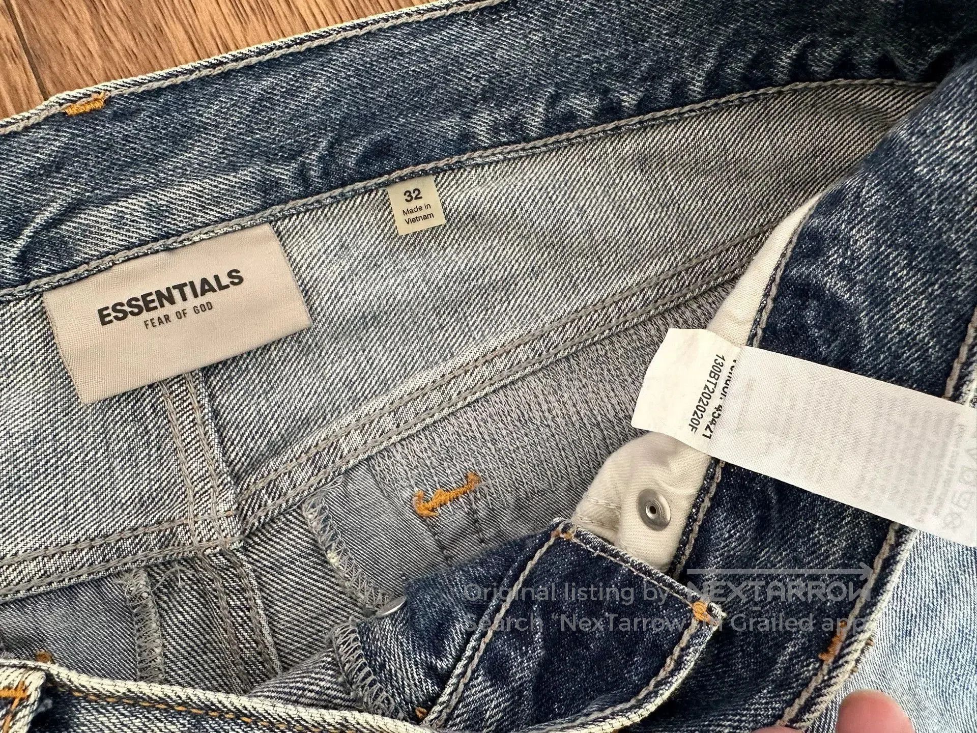 Fear of God Fear of God Essentials FW20 Denim Jeans. Size US 32 / EU 48 - 4 Thumbnail
