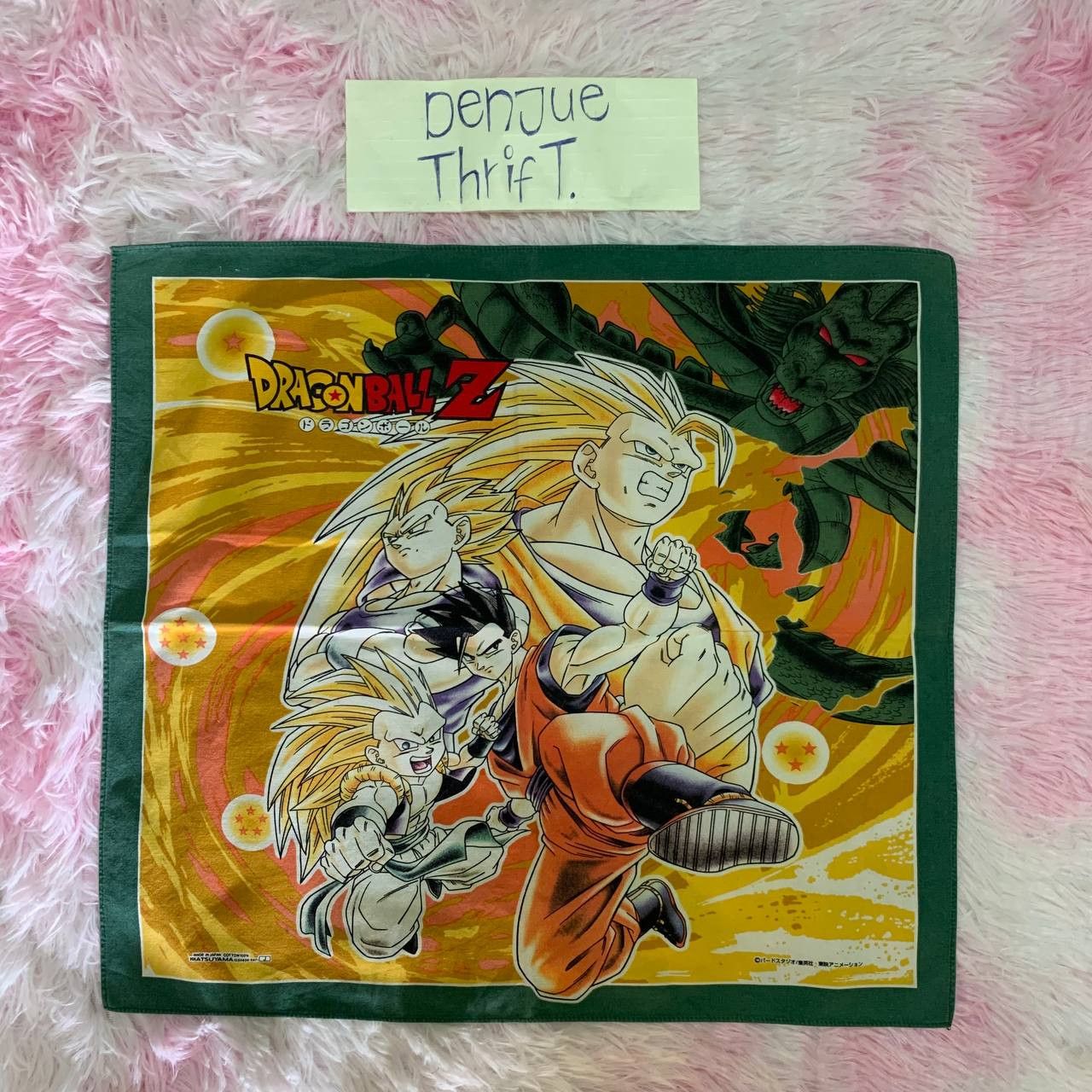 Japanese Brand × Vintage Vintage DragonBall Z Handkerchief Bandana Anime Manga Size ONE SIZE - 1 Thumbnail
