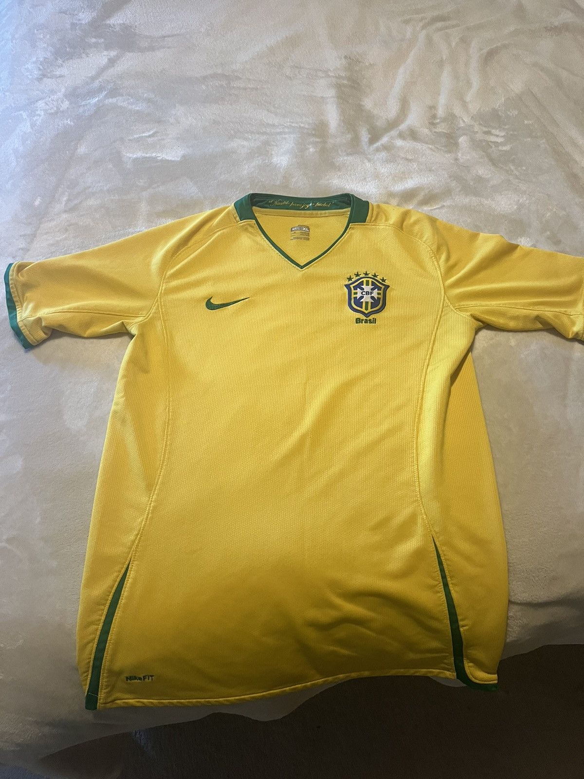 Nike × Vintage Brazil Soccer Jersey Size US S / EU 44-46 / 1 - 1 Thumbnail