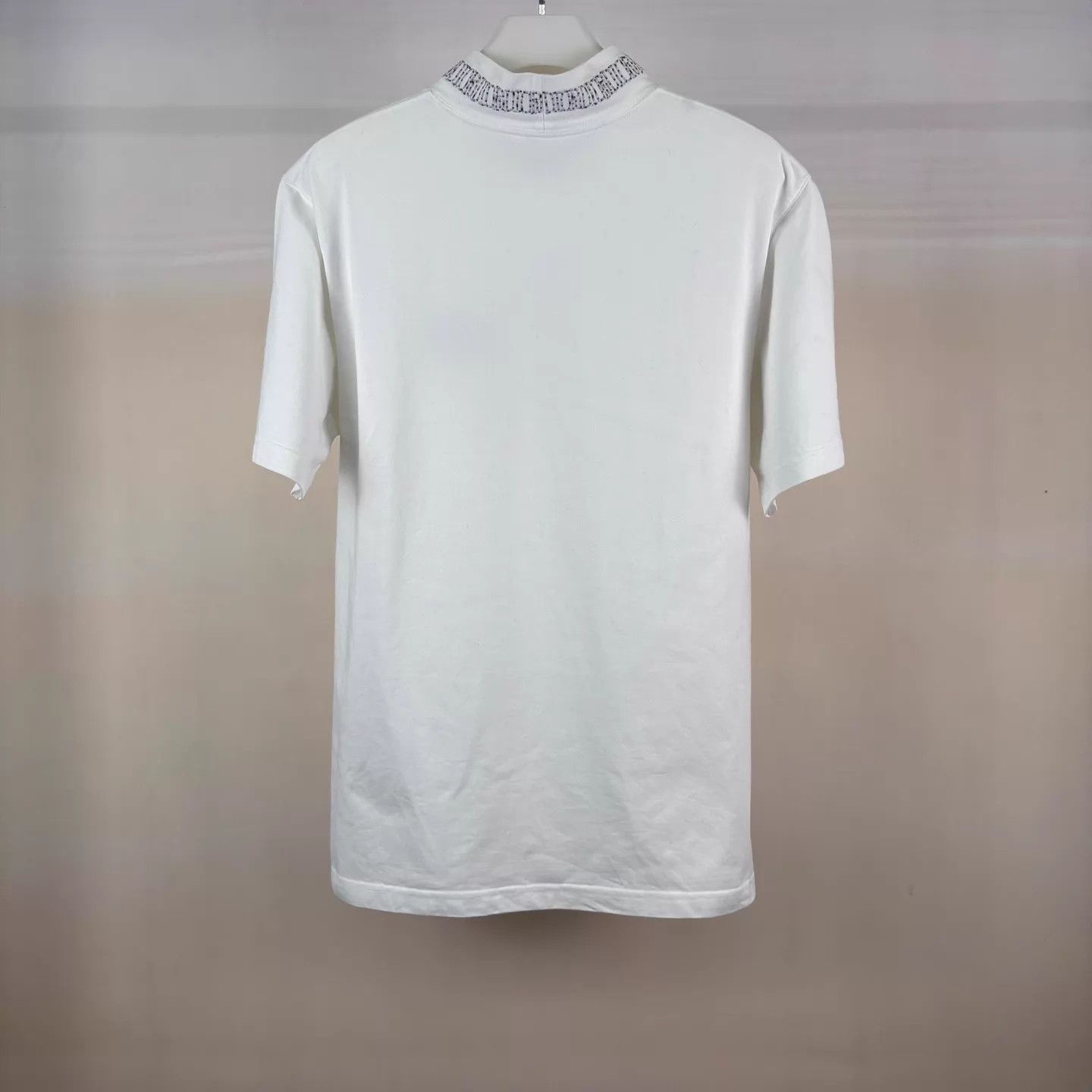 Dior Dior Neck Full-Print Embroidered Bee Logo Short Sleeve Tee S Size US S / EU 44-46 / 1 - 2 Thumbnail