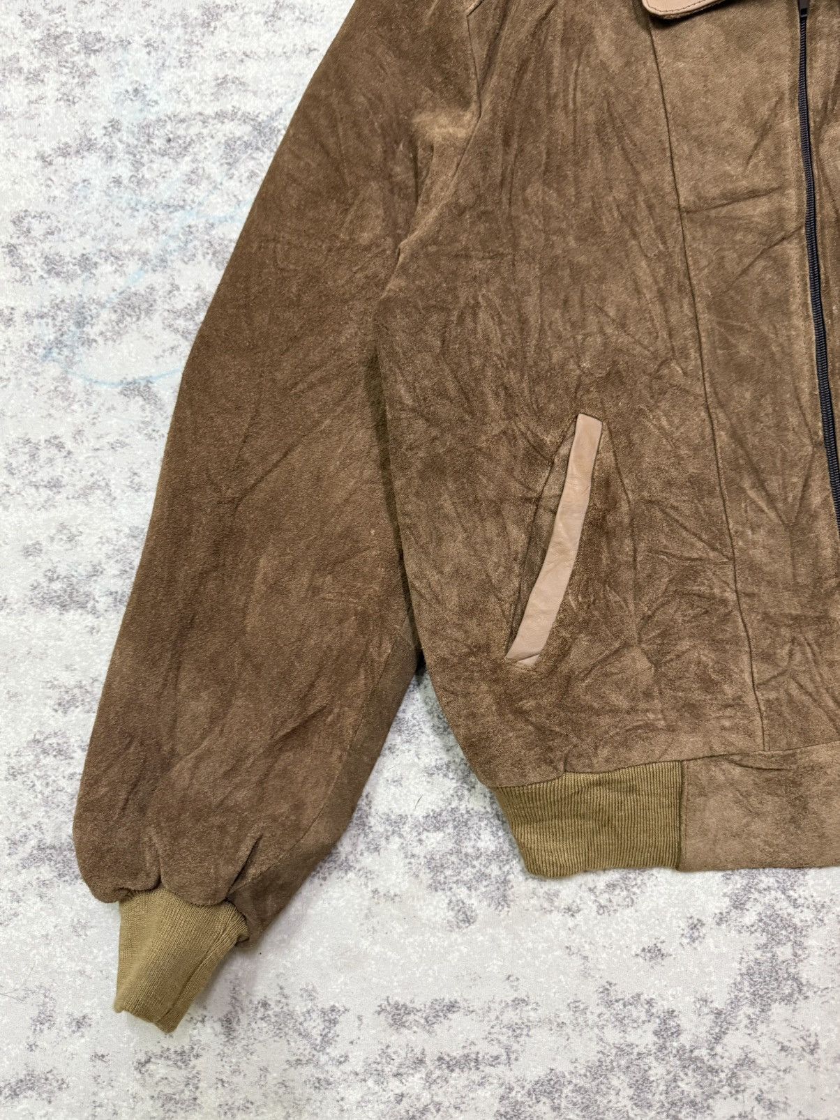 Leather VINTAGE LESTER PIEL MEXICO SUEDE LEATHER BOMBER JACKET Size US M / EU 48-50 / 2 - 4 Thumbnail