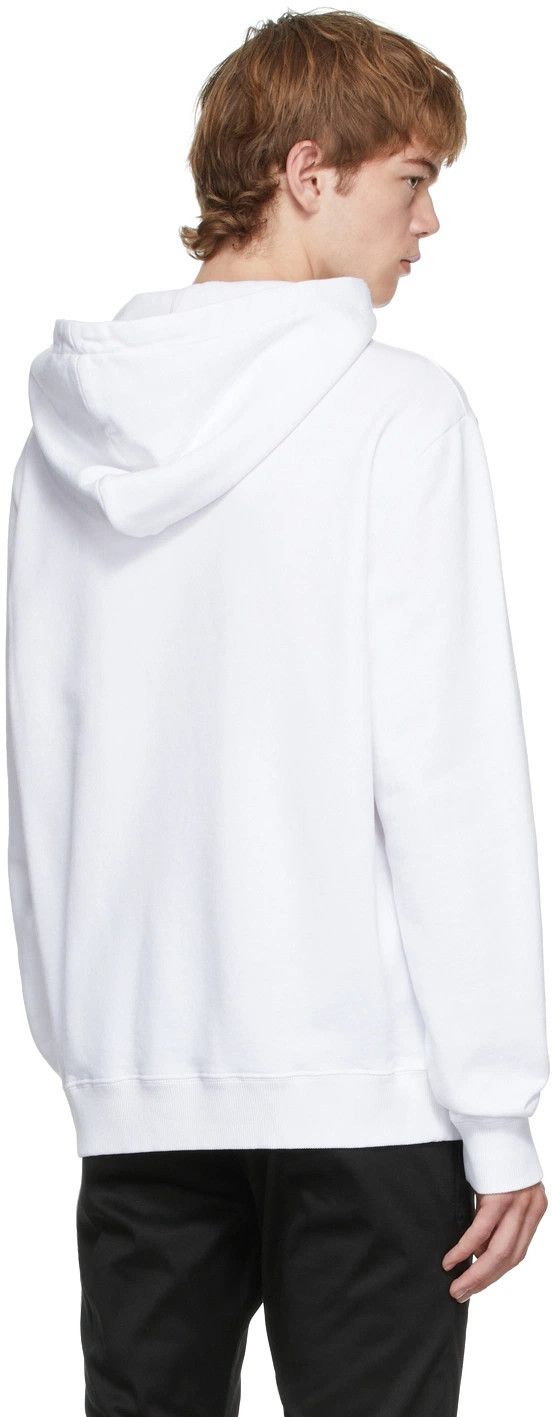 Saint Laurent Paris o1s1wg110924 Unisex Rive Gauche Hoodie in White Size US M / EU 48-50 / 2 - 3 Thumbnail