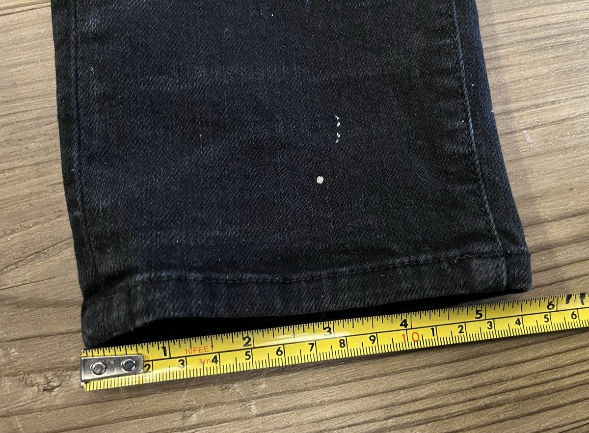 Amiri Amiri Palm Tree Patch Black Denim Jeans Size US 34 / EU 50 - 2 Thumbnail
