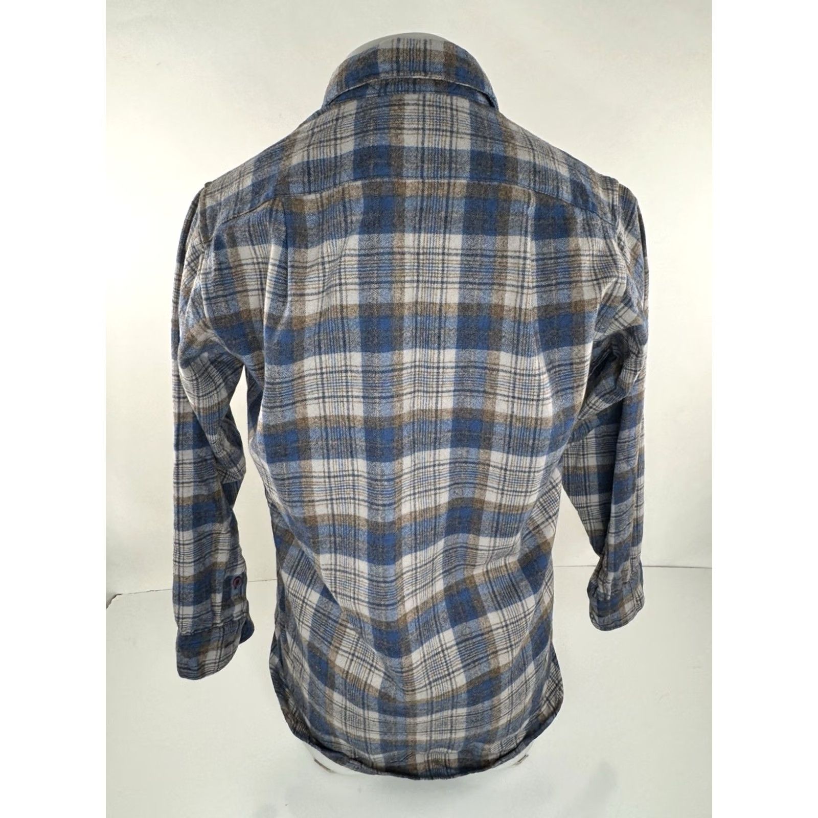 Pendleton Pendleton WOOL ALTERED SHORT SLEEVED Plaid Mens 15.5 MM Shirt Size US M / EU 48-50 / 2 - 3 Thumbnail