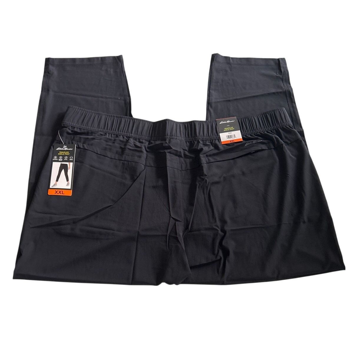 Eddie Bauer Eddie Baur Womens Black Traveler Ankle Pants UPF 50+ XXL Size 33" - 4 Thumbnail