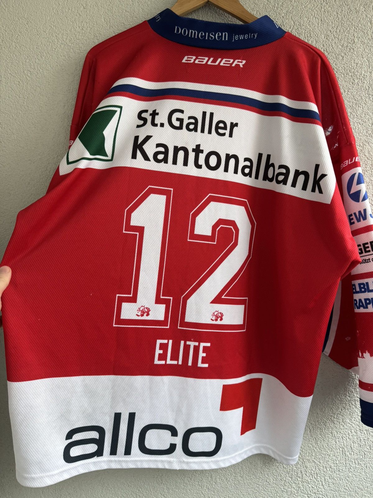 NHL Vintage Rapperswil Jona Lakers Ice Hockey Jersey Size US XL / EU 56 / 4 - 13 Thumbnail