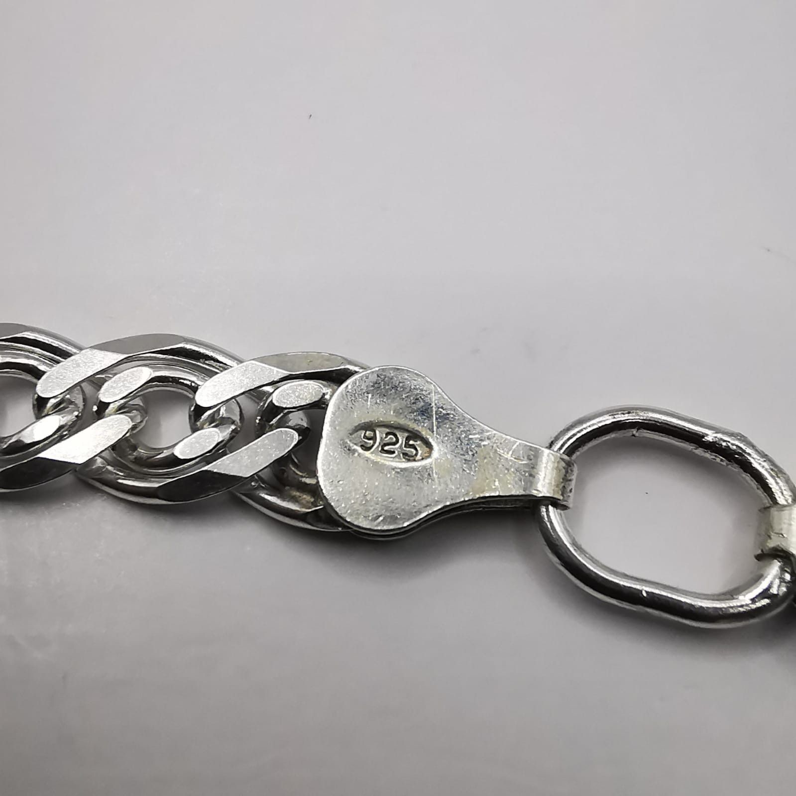 Sterling Silver Vintage Jewelry Chain, 925 Sterling Silver, Signed 25,03g Size ONE SIZE - 6 Thumbnail