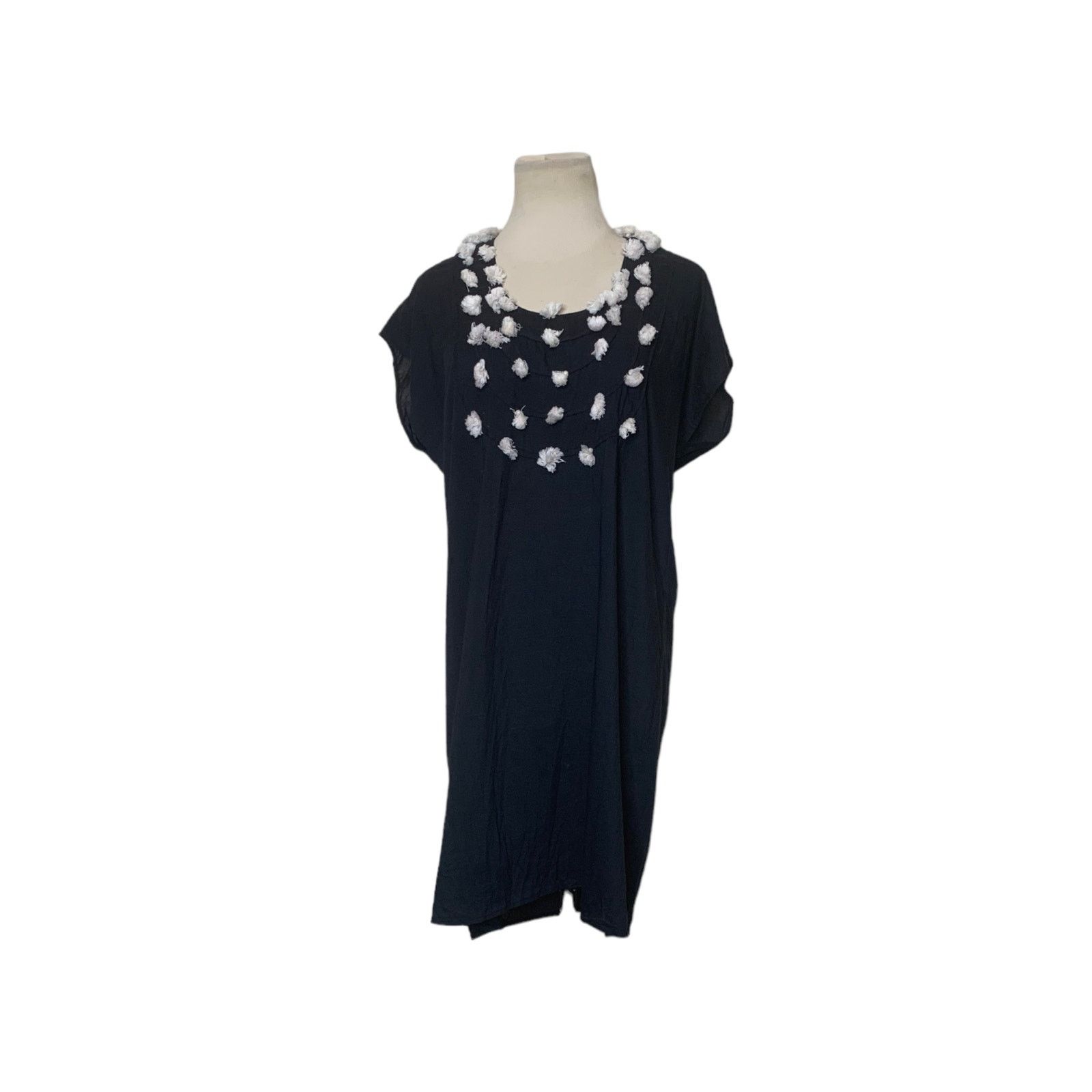 Figue Figue pompon detail short sleeves tunic mini dress size S Size S / US 4 / IT 40 - 9 Thumbnail