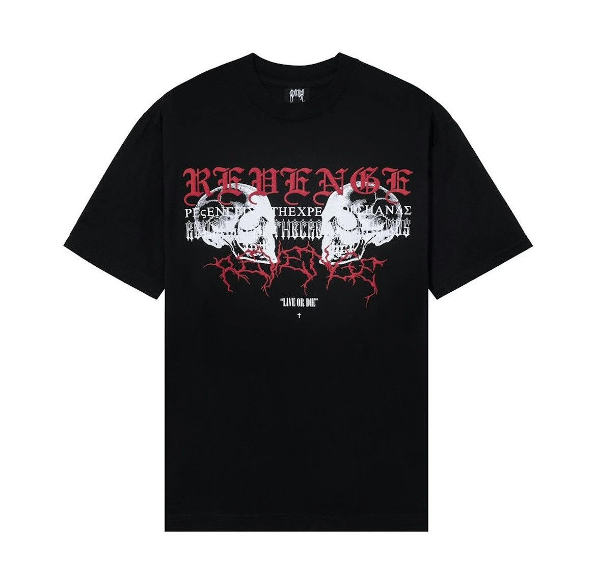 Revenge Revenge “Staple” Tee “live or die” Size US L / EU 52-54 / 3 - 1 Thumbnail