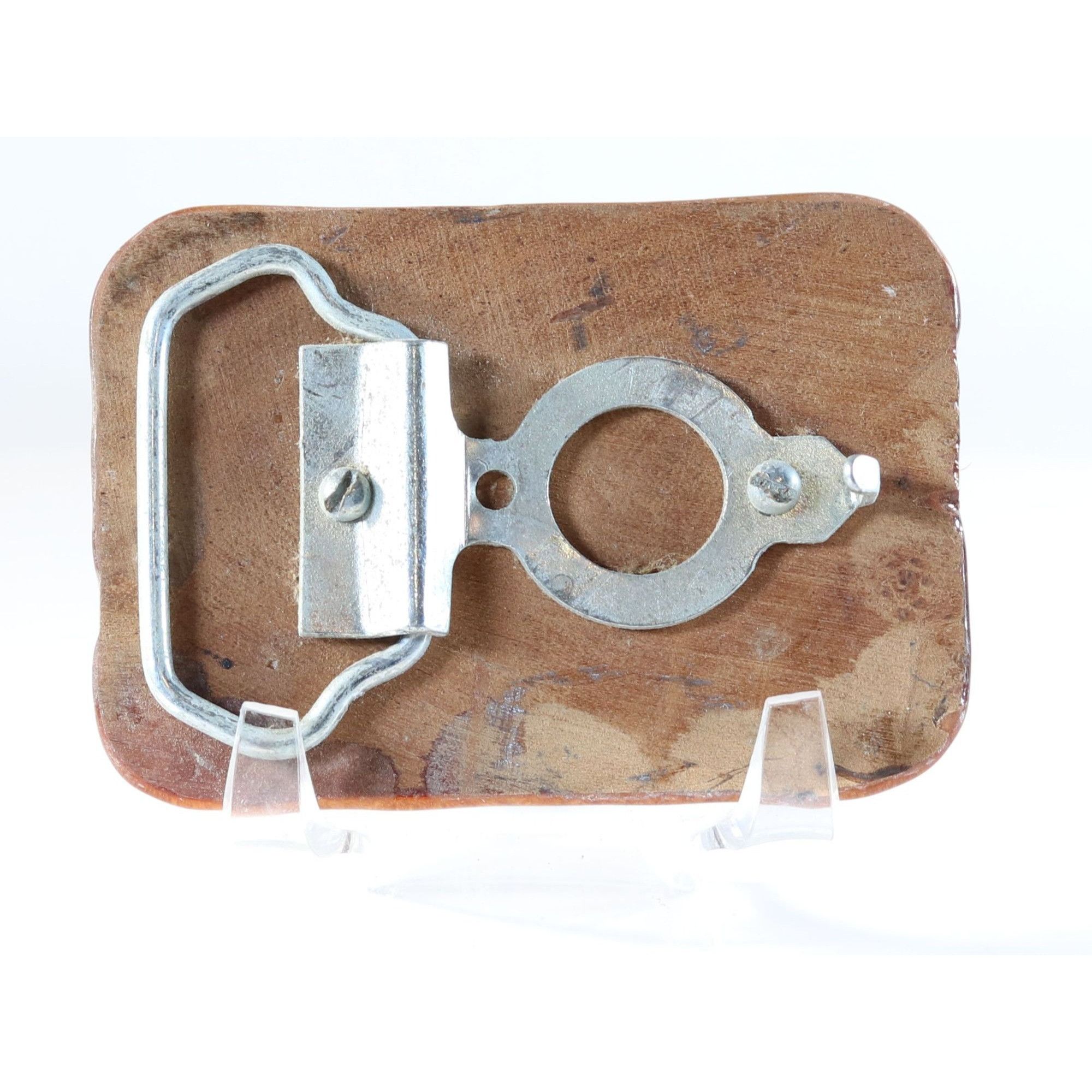 Vintage Belt Buckle Chesapeake Appreciation Days Wooden Vintage Buck Size ONE SIZE - 3 Thumbnail
