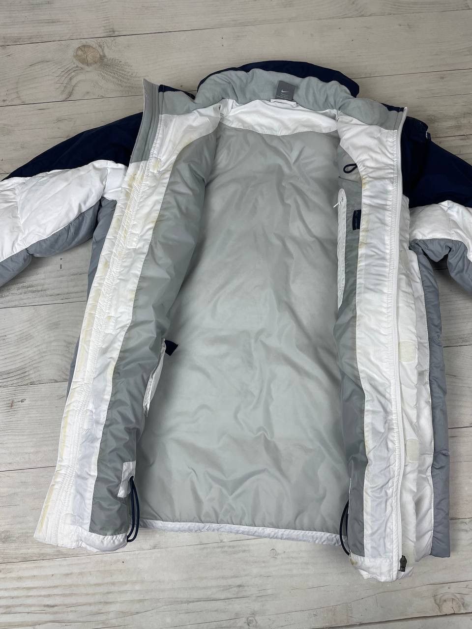 Nike Vintage Nike Puffer Down Jacket Swoosh Drill 00s Size US M / EU 48-50 / 2 - 13 Thumbnail
