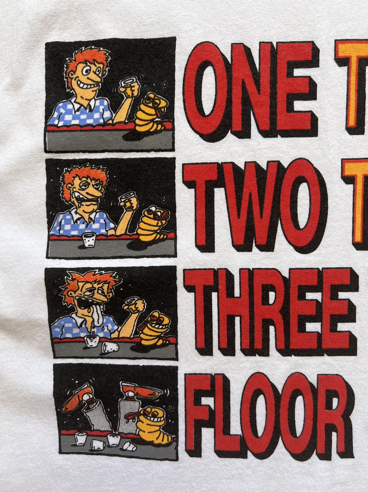 Vintage Vintage One Tequila Two Tequila Three Floor Humor T-shirt Size US L / EU 52-54 / 3 - 6 Thumbnail