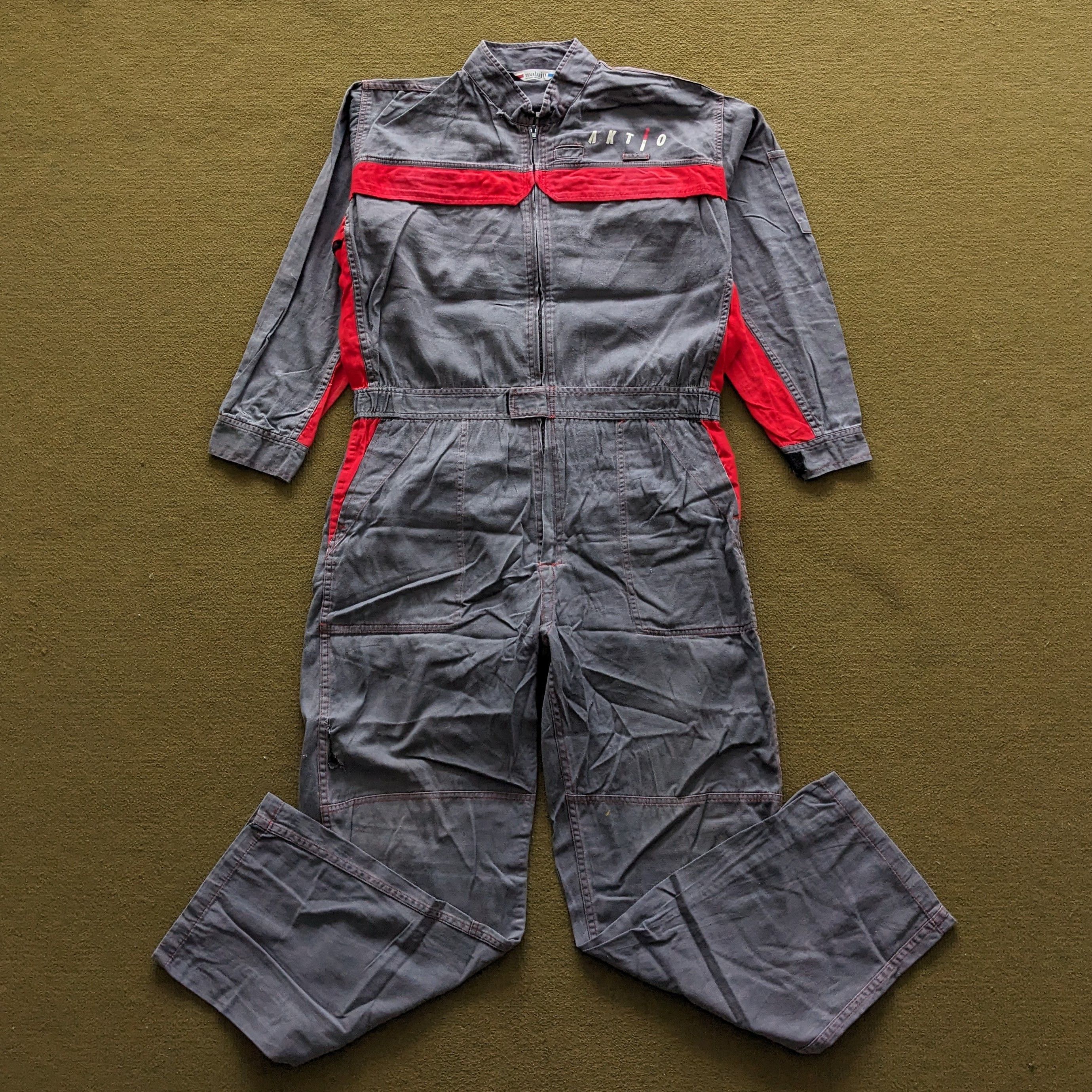 Japanese Brand Vintage AKITO Japanese Brand Coverall Workwear Jacket Size US M / EU 48-50 / 2 - 3 Thumbnail