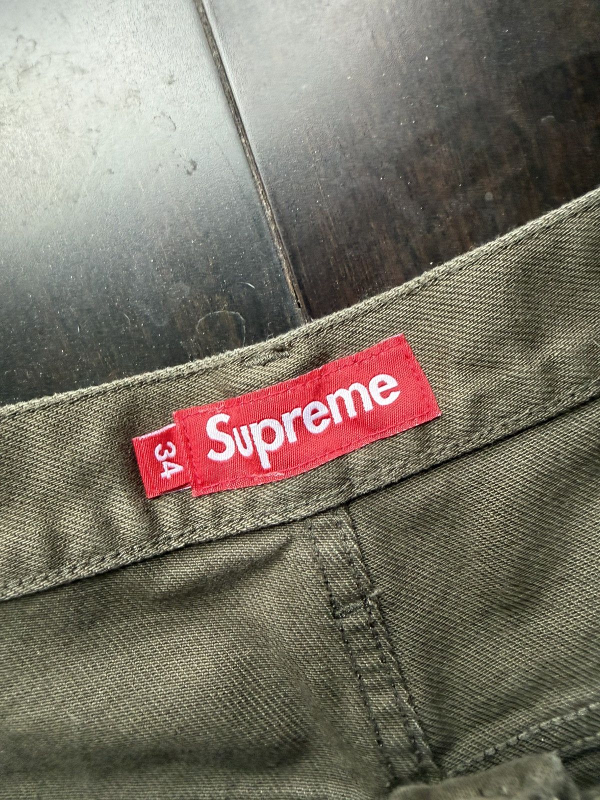 Supreme Supreme FW24 Baggy Denim Olive Size US 34 / EU 50 - 3 Thumbnail