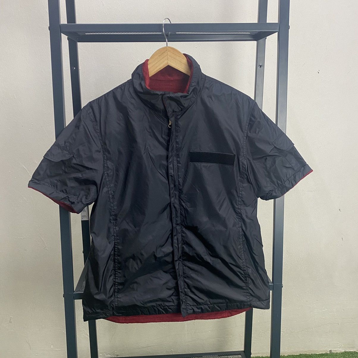 PPFM reversible short sleeves pocket light jacket sz s