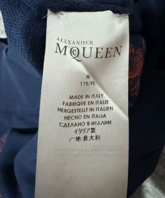 Other Alexander McQueen Navy Skull Embroidered Sweatshirt . Size US M / EU 48-50 / 2 - 5 Thumbnail