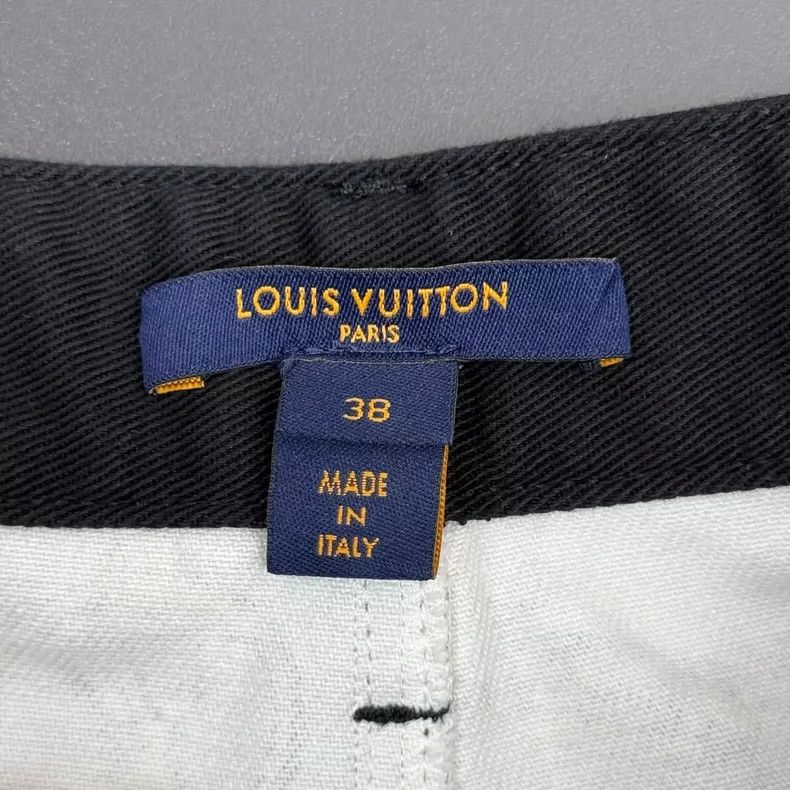 Louis Vuitton Louis Vuitton Khaki leather belt chain patterned presbyopic Size 37" - 5 Thumbnail