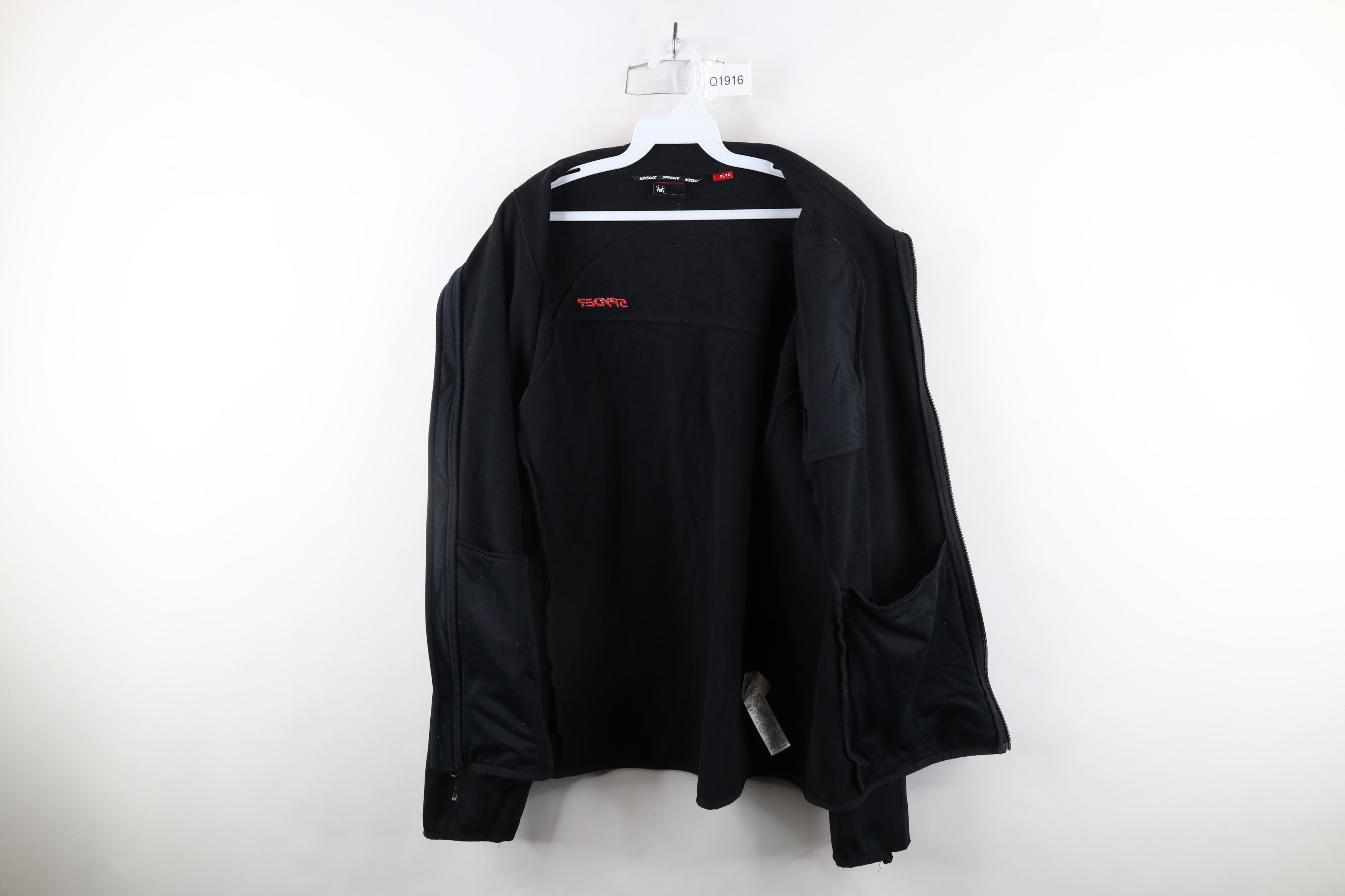 Spyder × Vintage Spyder Out Fleece Lined Full Zip Jacket Black Polyester Size US XL / EU 56 / 4 - 9 Thumbnail