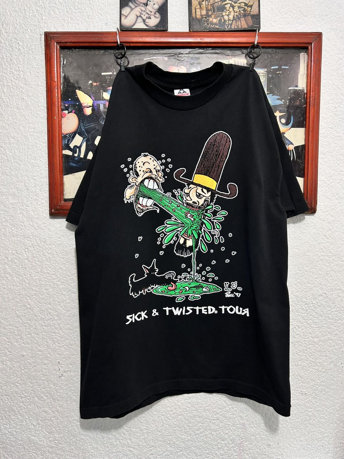 Band Tees KORN SICK & TWISTED TOUR 1997 VINTAGE SHIRT Size US L / EU 52-54 / 3 - 1 Thumbnail