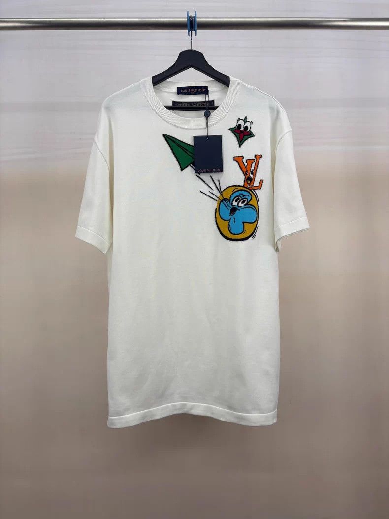 Louis Vuitton louis vuitton paper airplane knit t-shirt-dmc Size US M / EU 48-50 / 2 - 1 Thumbnail