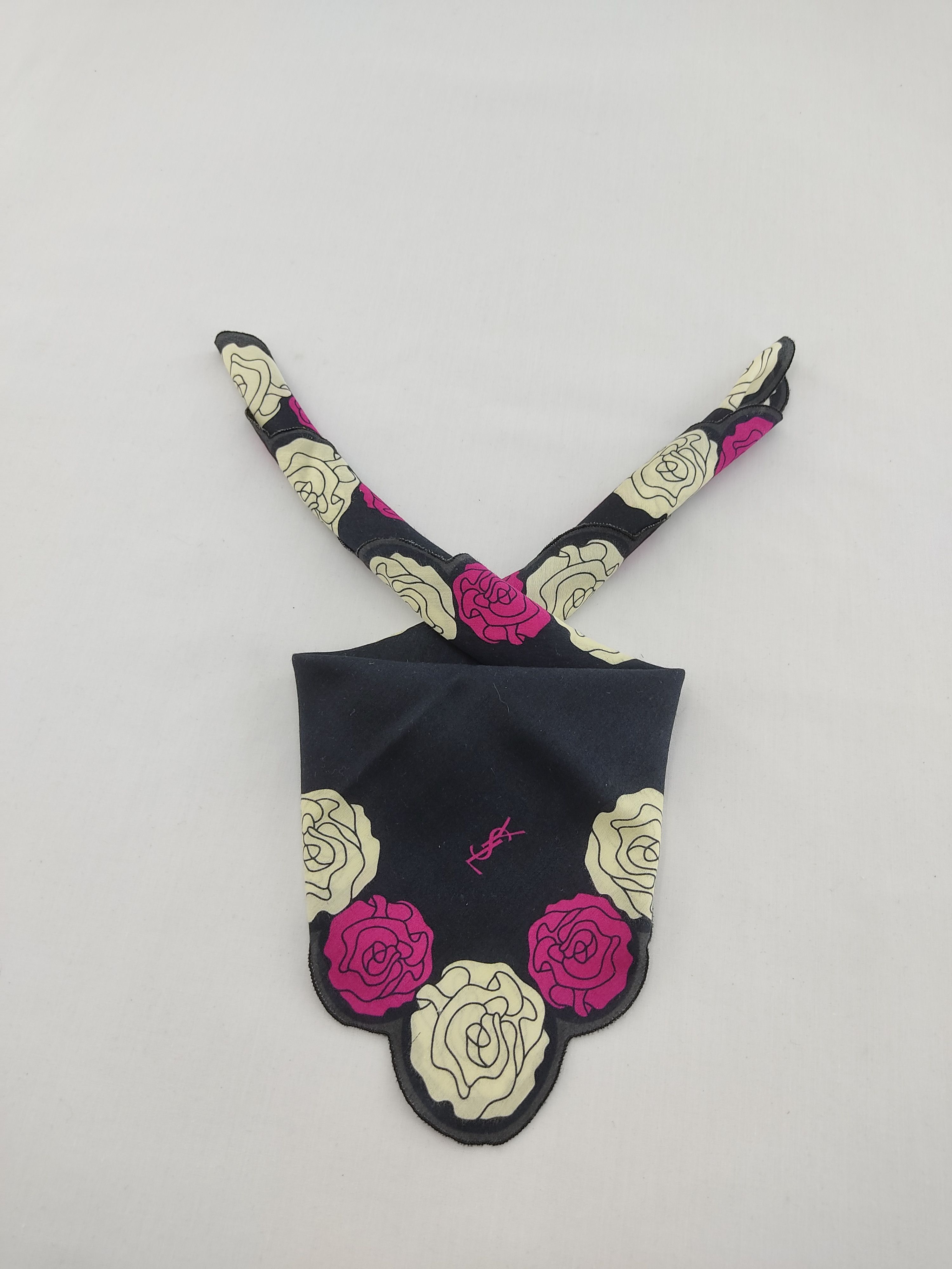 Vintage × Yves Saint Laurent Vintage Yves Saint Laurent Handkerchief / Neckwear / Bandana Size ONE SIZE - 1 Thumbnail