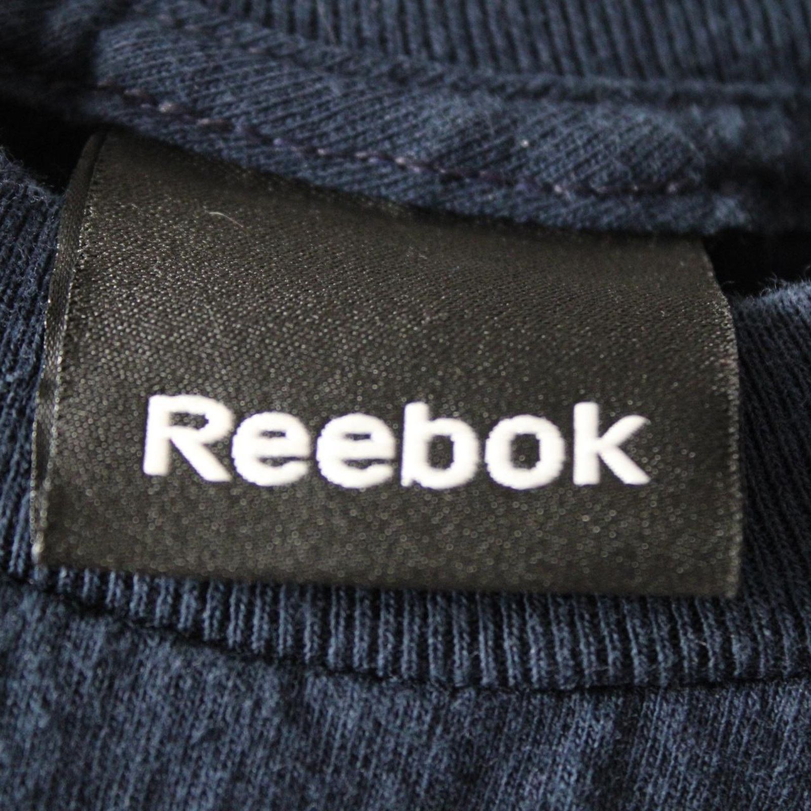 Reebok Navy Blue Vintage Reebok Tom Brady 12 Patriots Graphic Tee Size US M / EU 48-50 / 2 - 5 Thumbnail