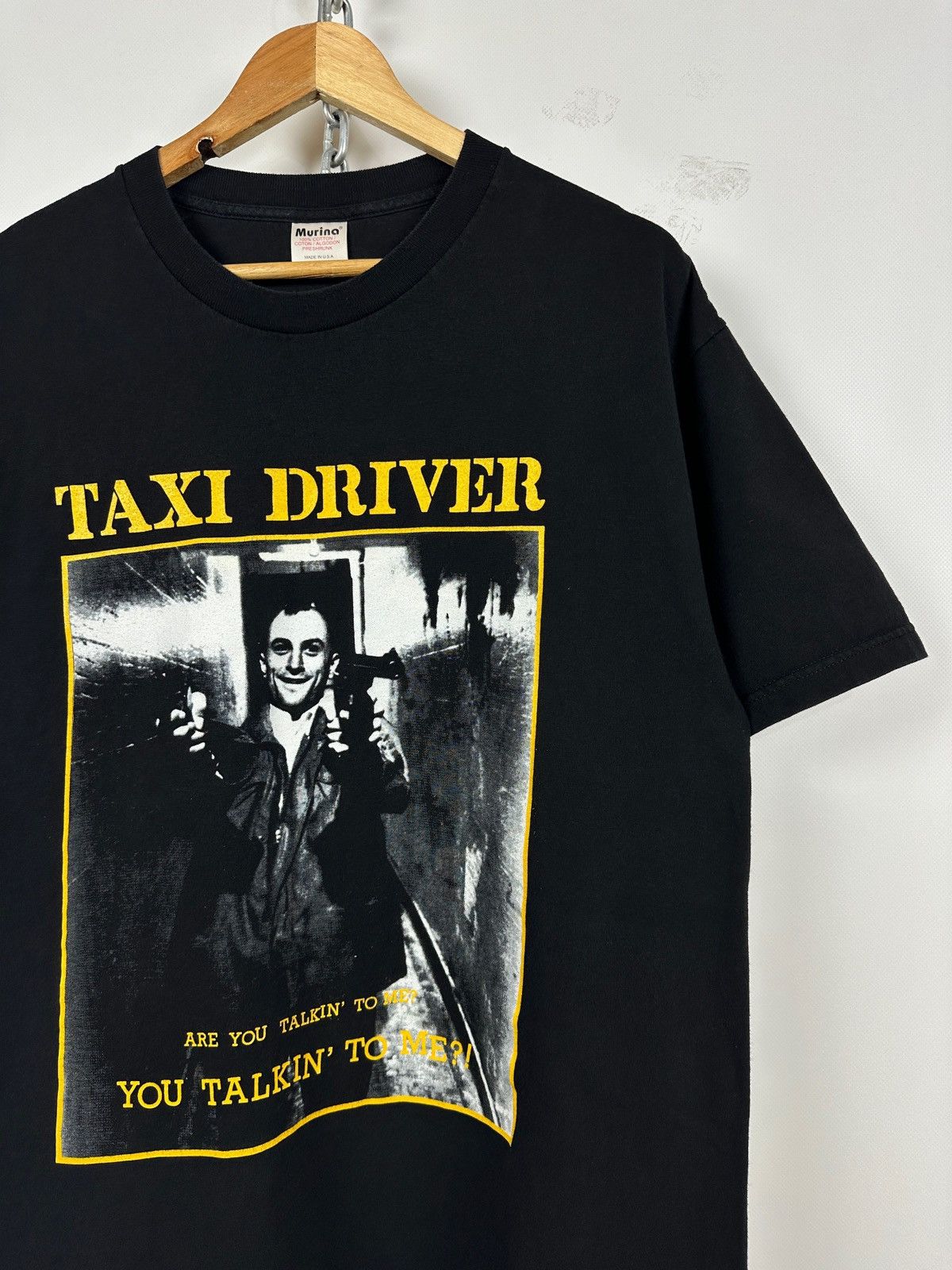 Vintage Vintage Taxi Driver Robert De Niro Promo Movie T-Shirt Size US L / EU 52-54 / 3 - 6 Thumbnail