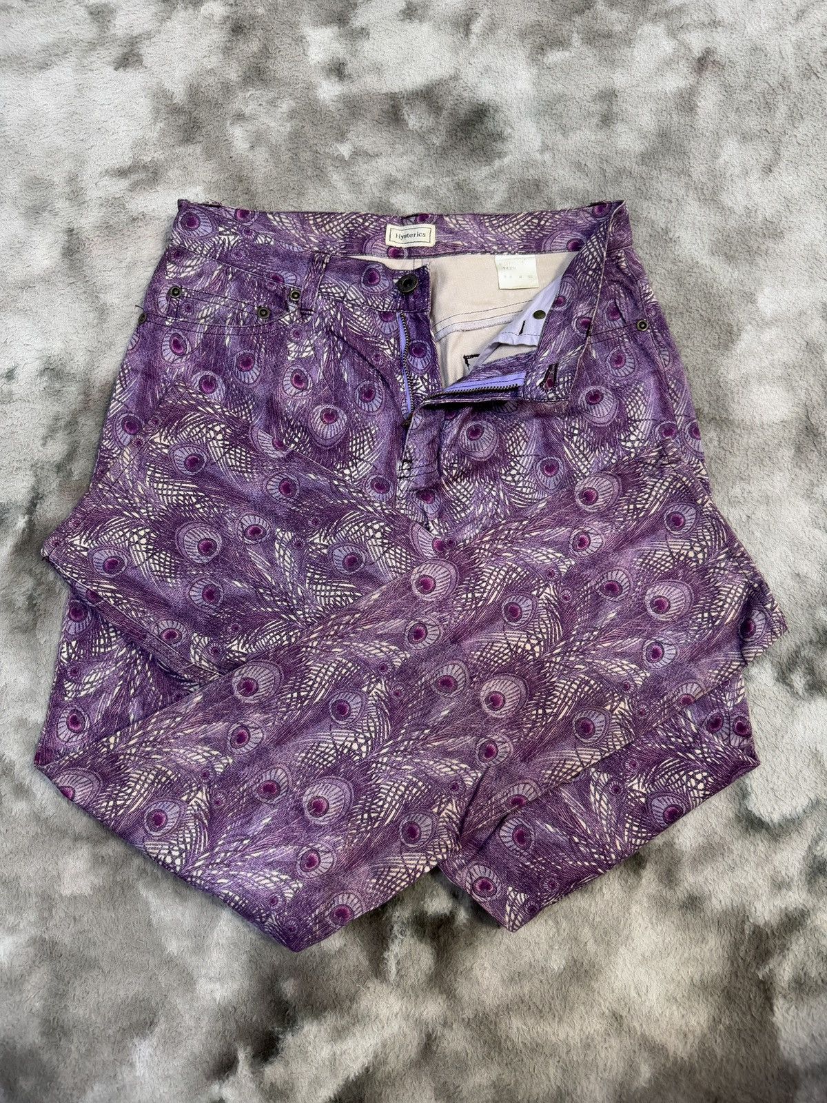 Hysteric Glamour × Vintage Vintage and Rare Hysteric Glamour Peacock Printed Pants Size US 30 / EU 46 - 4 Thumbnail