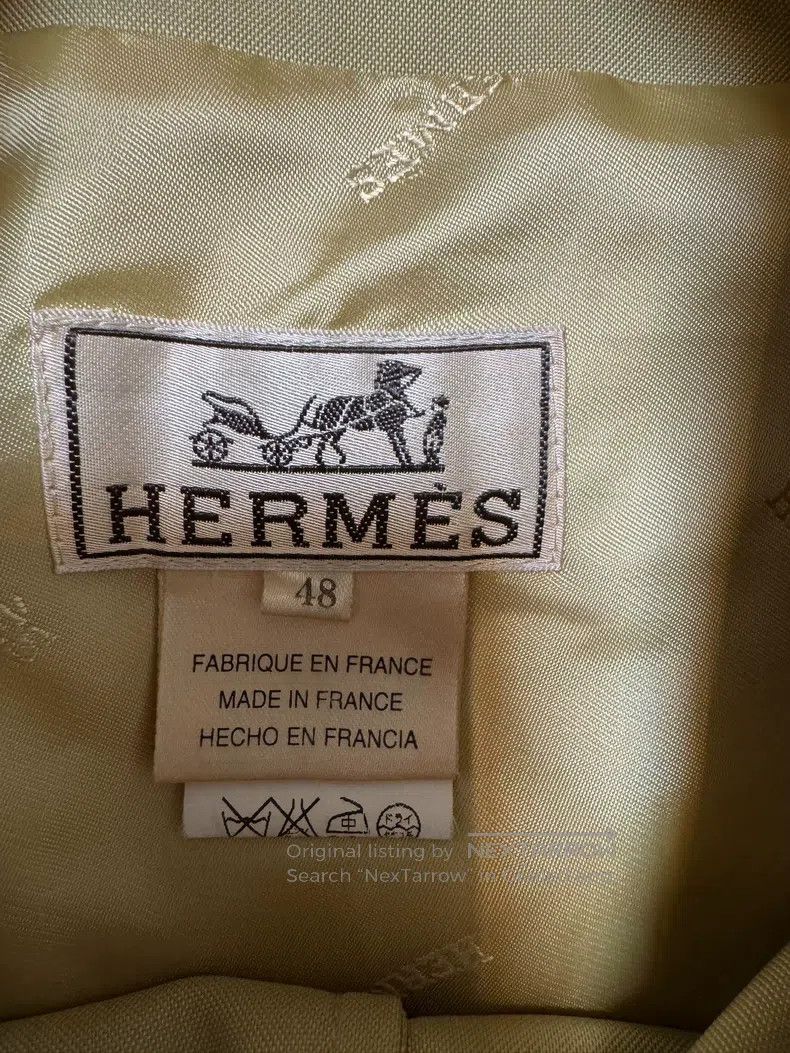 Hermes Hermes Mulberry Silk Jacket Coat Size US M / EU 48-50 / 2 - 7 Thumbnail