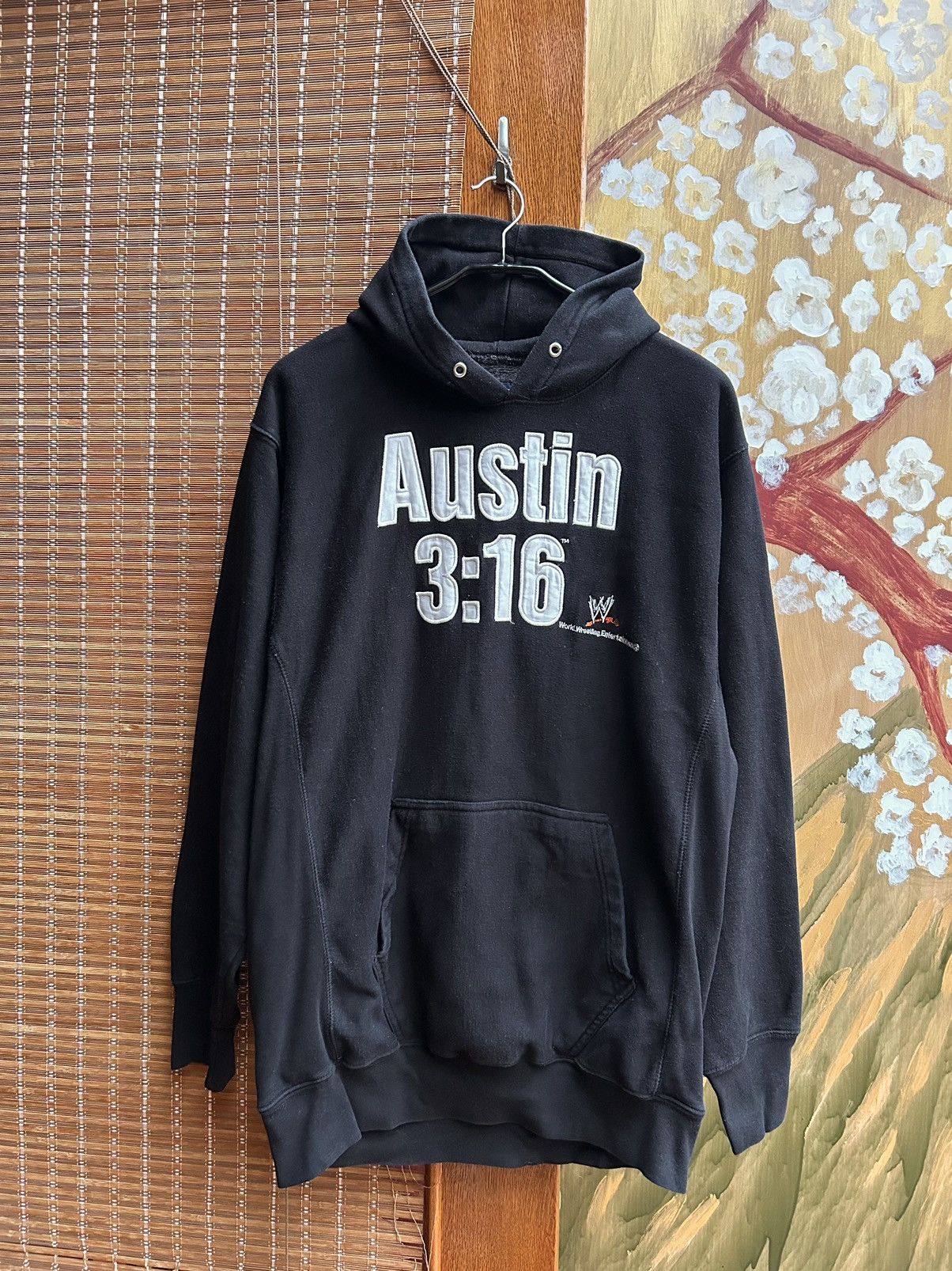 Vintage 00’s Steve Austin Stone Cold Embroidery Black Hoodie