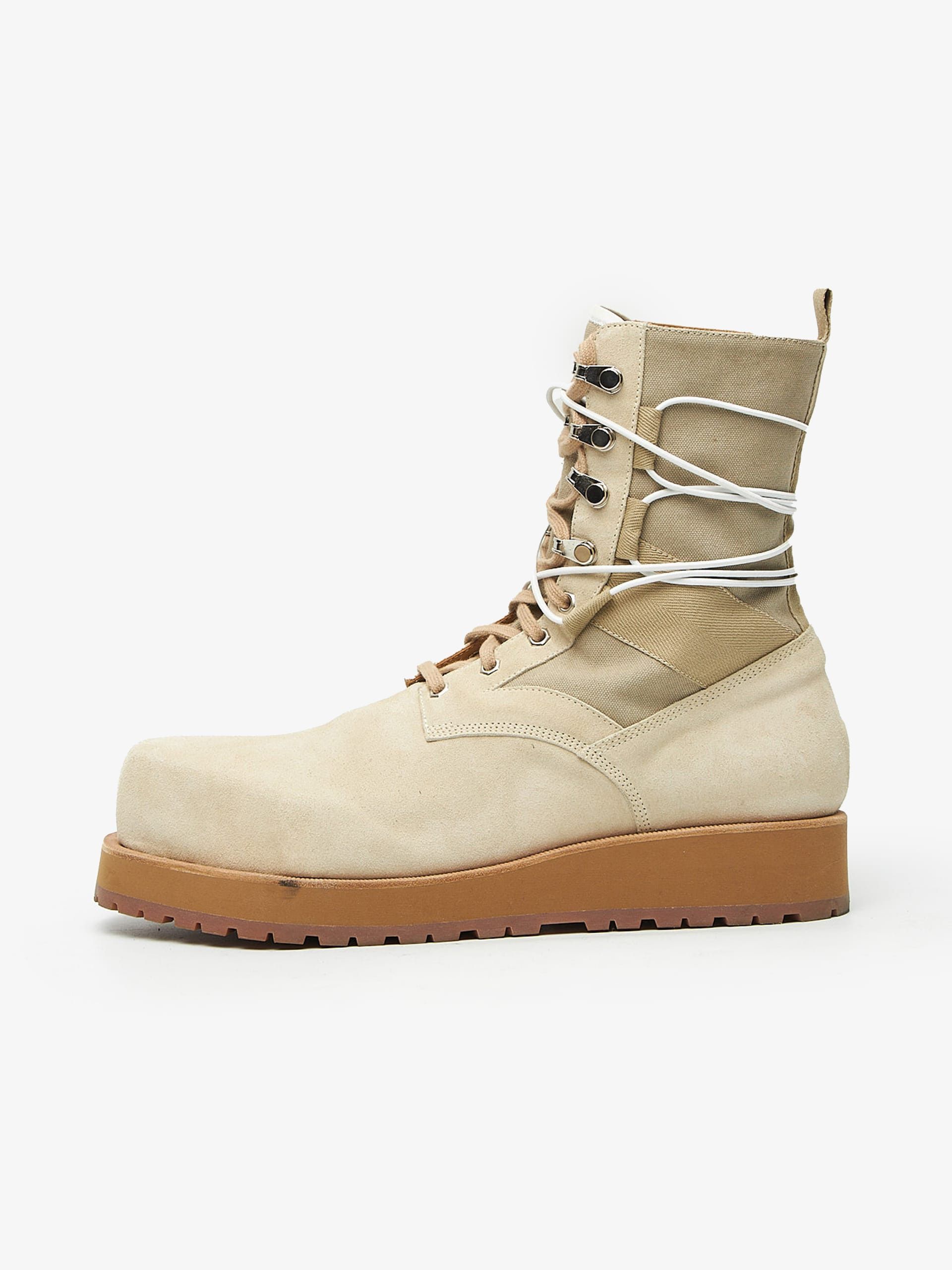 Magliano Beige Massive High Suede Boots Size US 12 / EU 45 - 1 Thumbnail