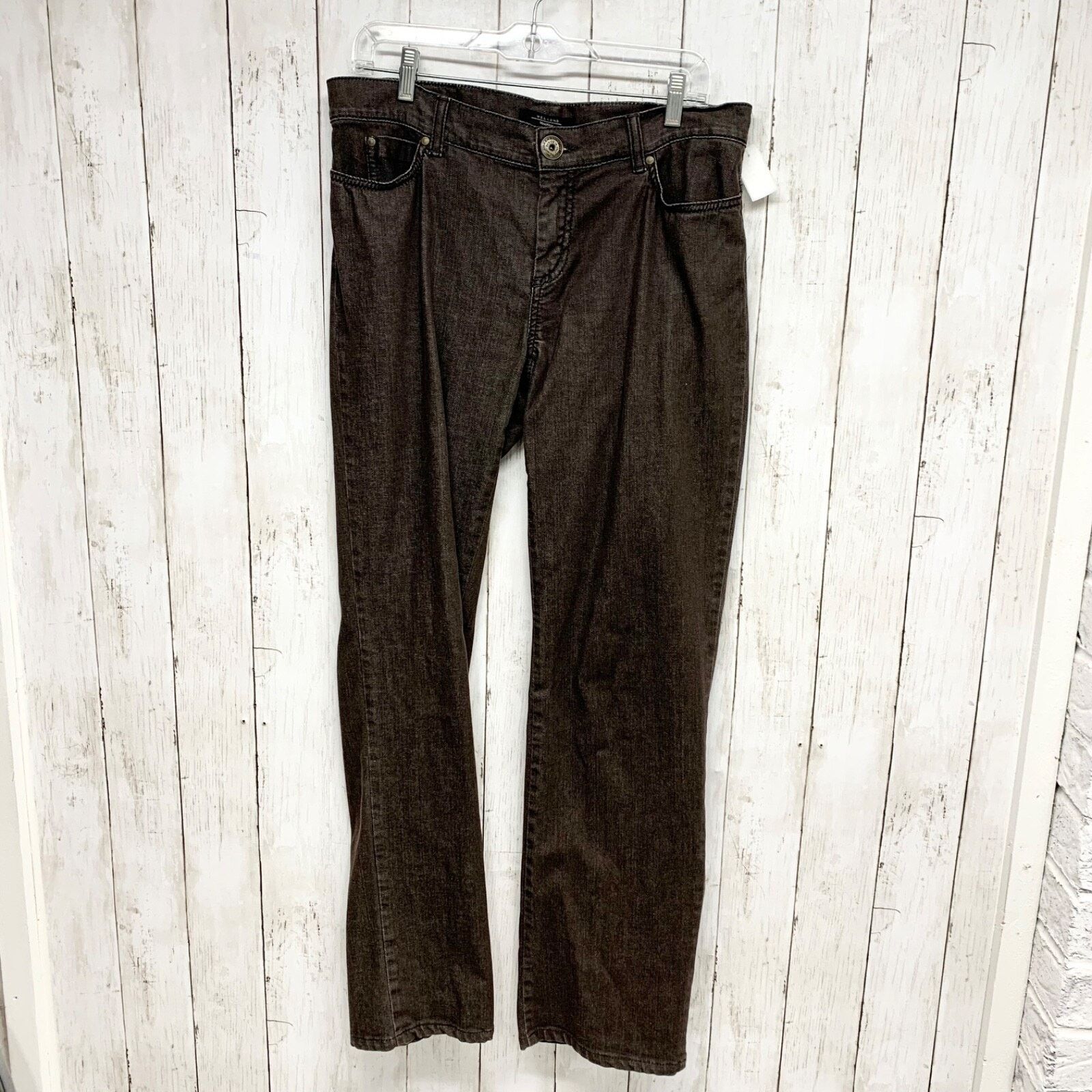 Weekend Max Mara Weekend Max Mara Pants Straight Fit W9 Stretch Jeans Black Size 29" - 1 Thumbnail