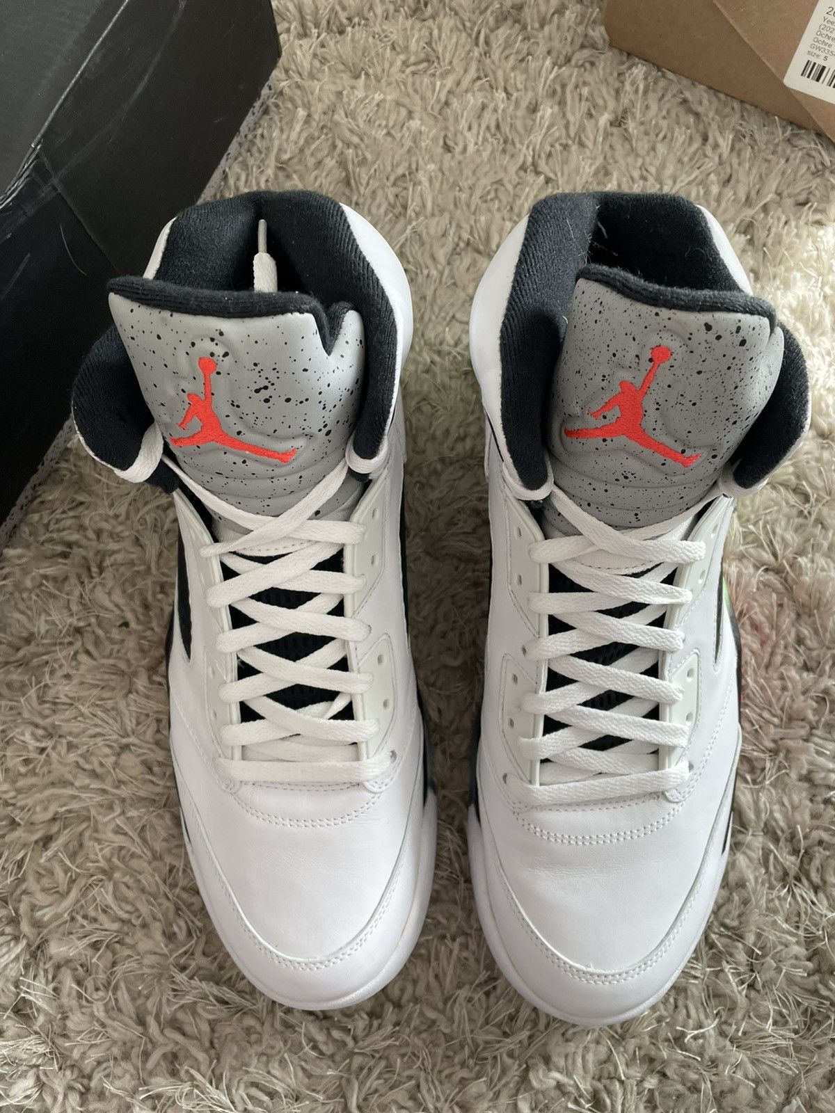 Jordan Brand Jordan 5 Poison Green/ALL STAR Size US 13 / EU 46 - 6 Thumbnail