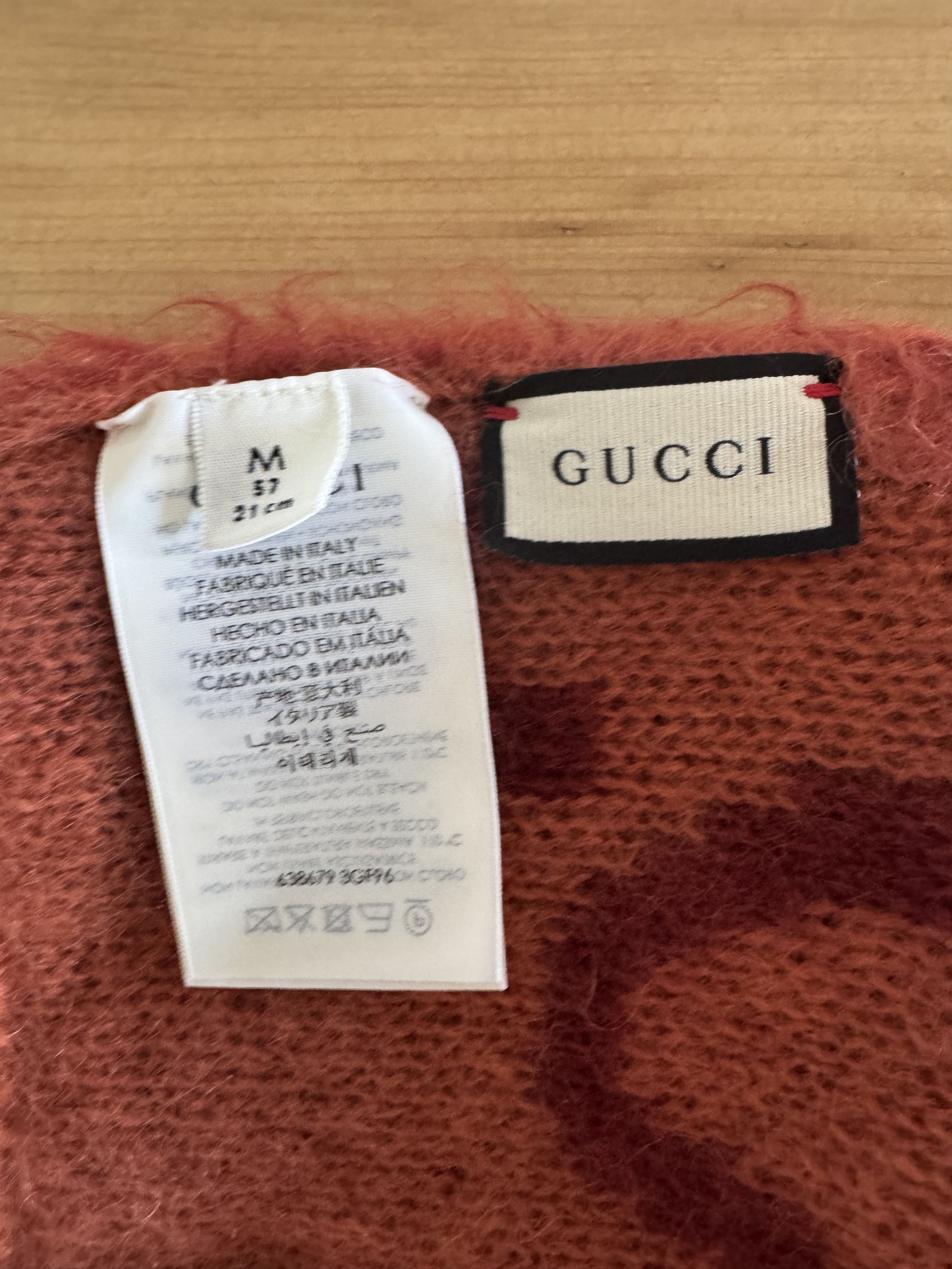 Gucci Red Mohair Beanie Size ONE SIZE - 4 Thumbnail