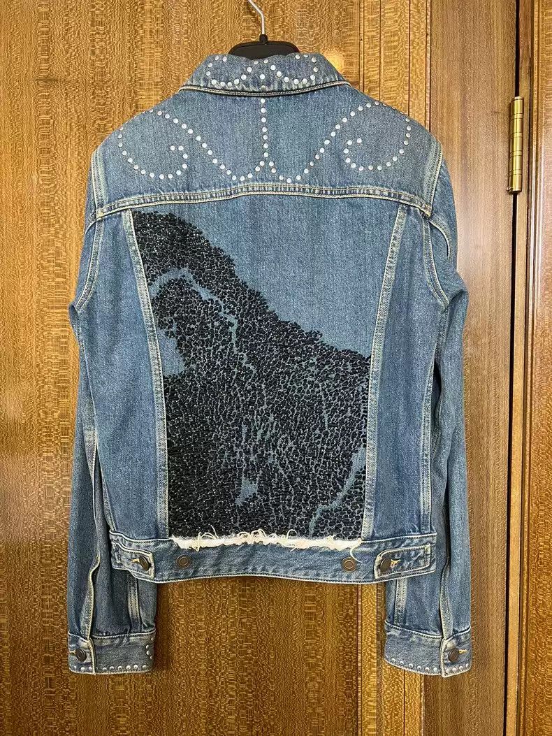 saint laurent paris 15ss デニム SAINTLAURENT デニム ジャケット XS