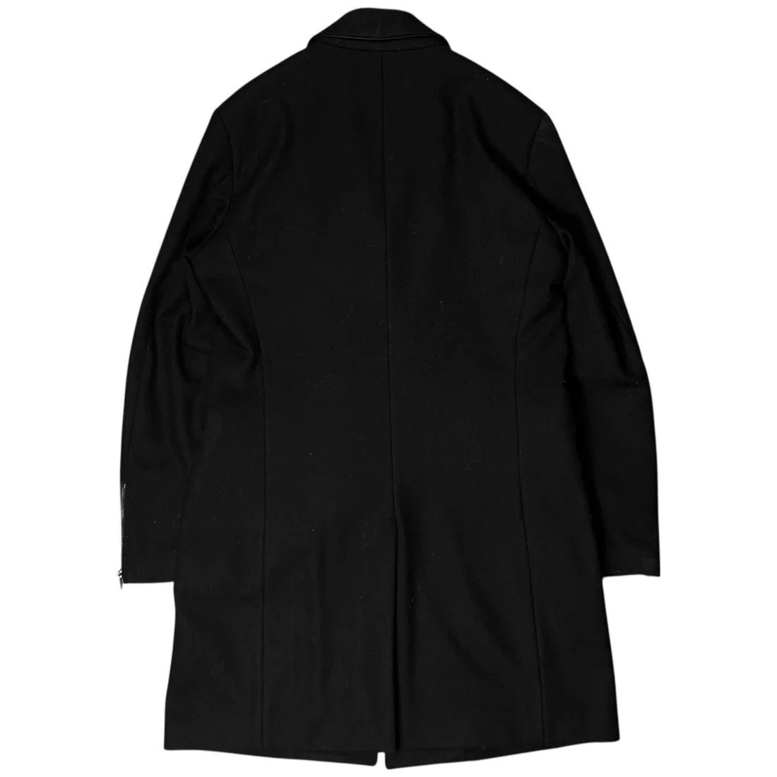 Dirk Bikkembergs Dirk Bikkembergs L-Zip Wool Coat Size US L / EU 52-54 / 3 - 3 Thumbnail