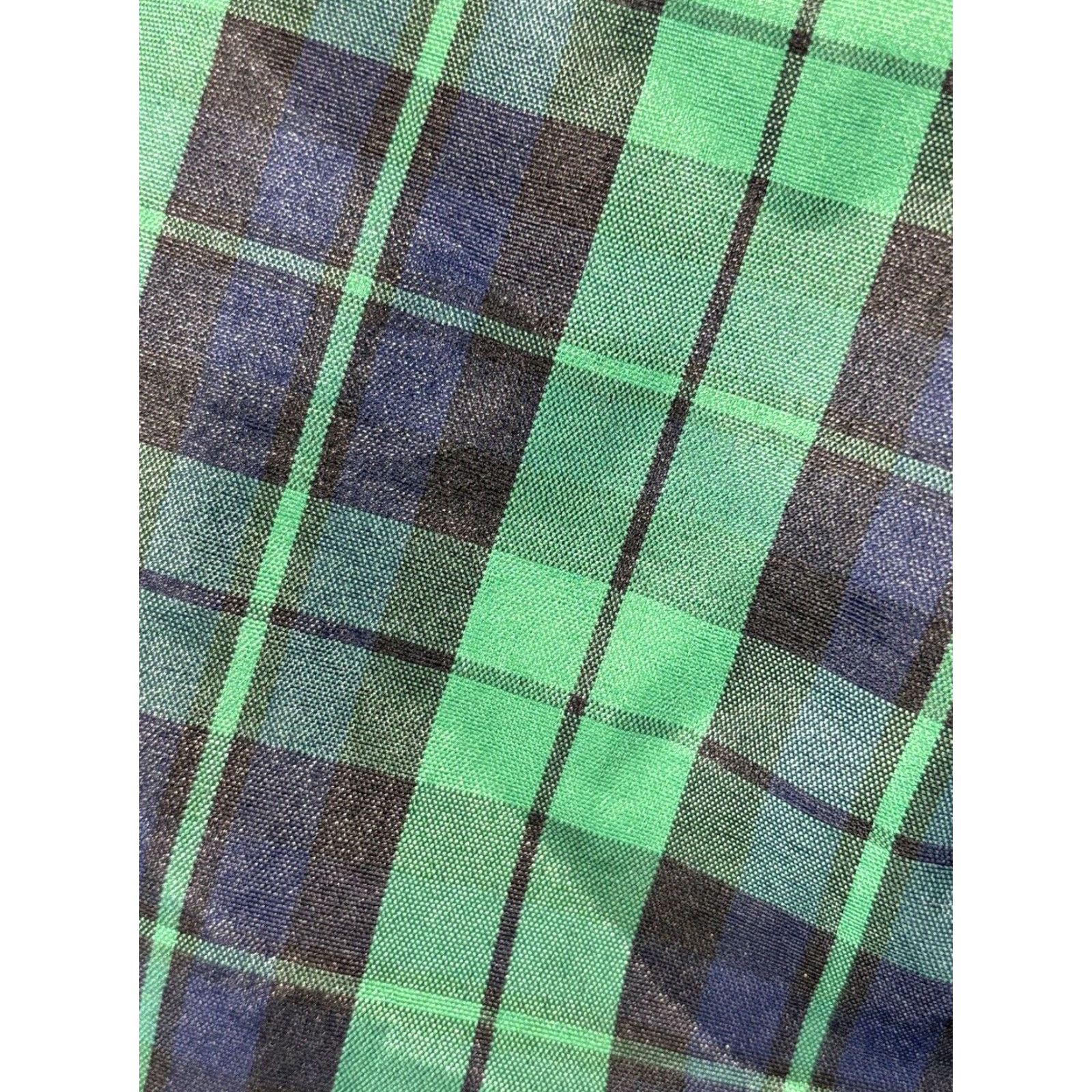 Vintage Luella Bartley for Target Mini Bubble Dress Sz 1 Green Navy Tartan Plaid Emo Size XS / US 0-2 / IT 36-38 - 4 Thumbnail
