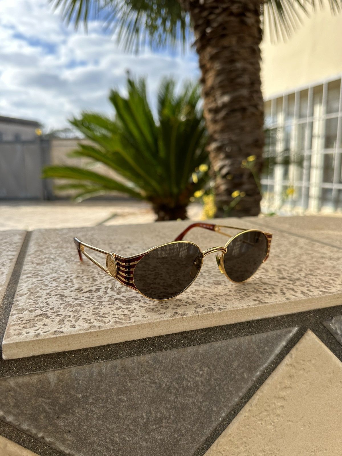 image of Fendi Sunglasses Vintage Fs 299 Col.358 in Gold, Men's