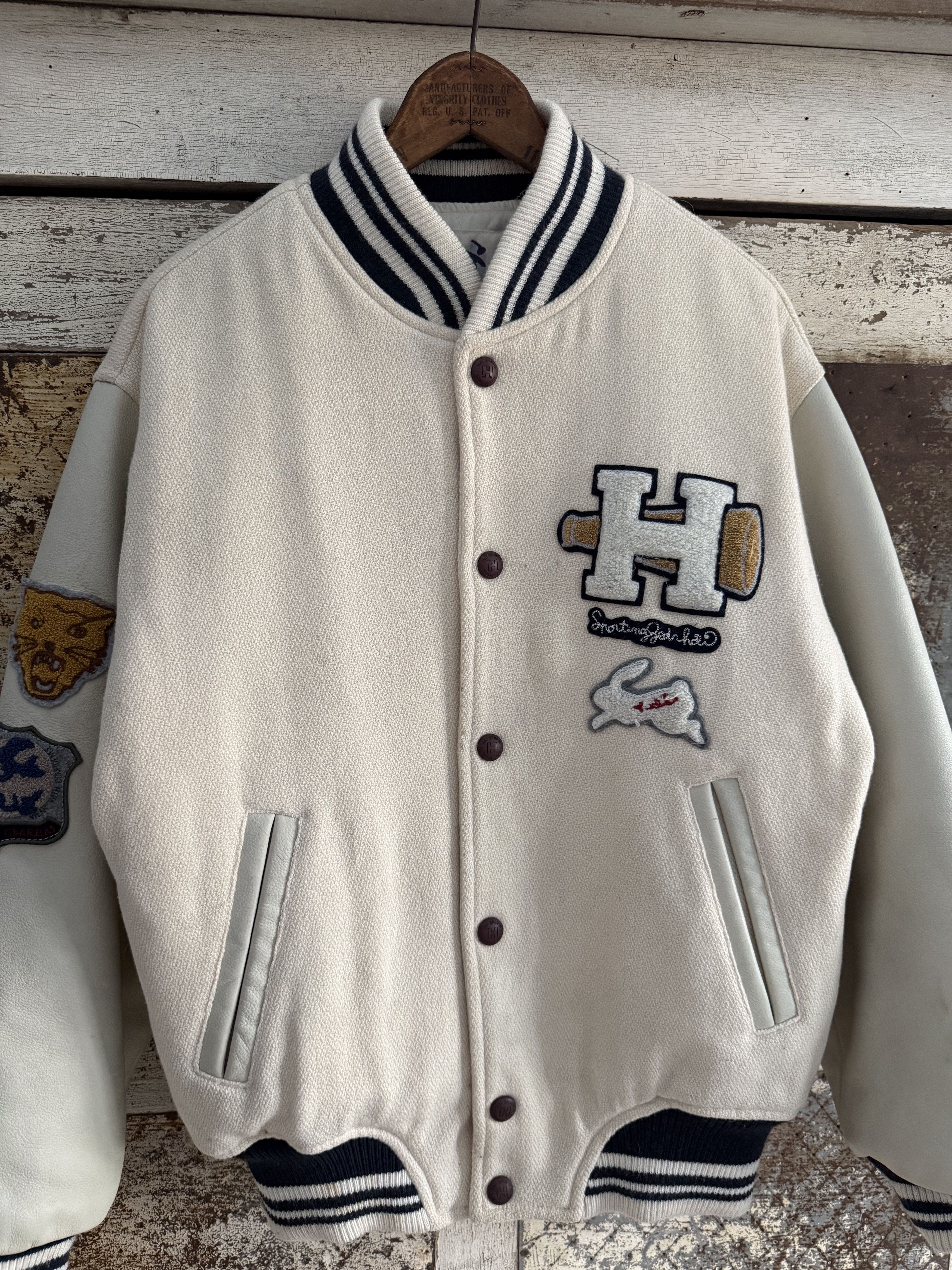 Hai Sporting Gear × Issey Miyake × Vintage Issey Miyake x Hai Sporting Gear Varsity Jacket Size US M / EU 48-50 / 2 - 2 Thumbnail