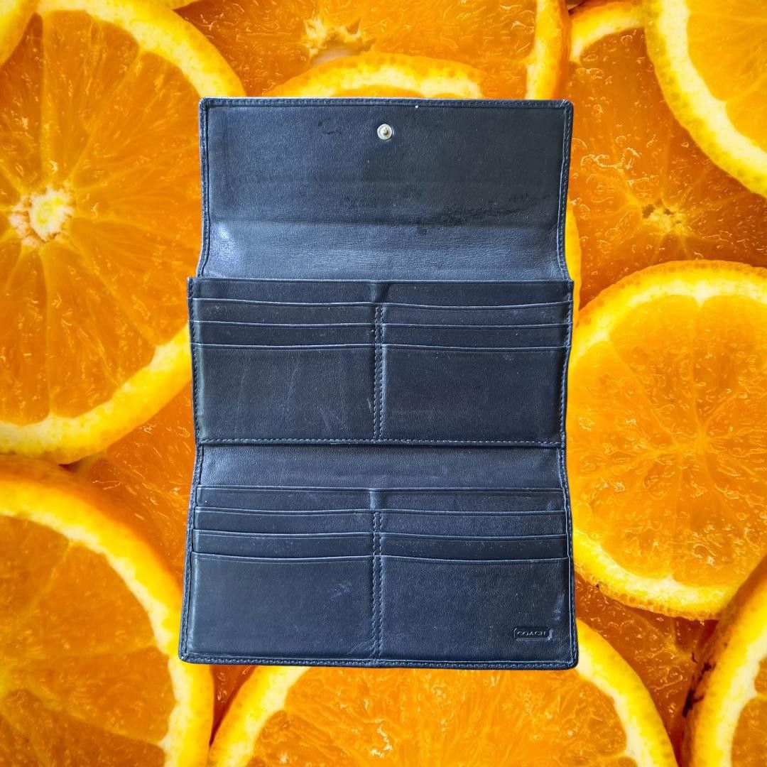 Coach Coach Trifold Leather Wallet with Credit Card Organizer Size ONE SIZE - 3 Thumbnail