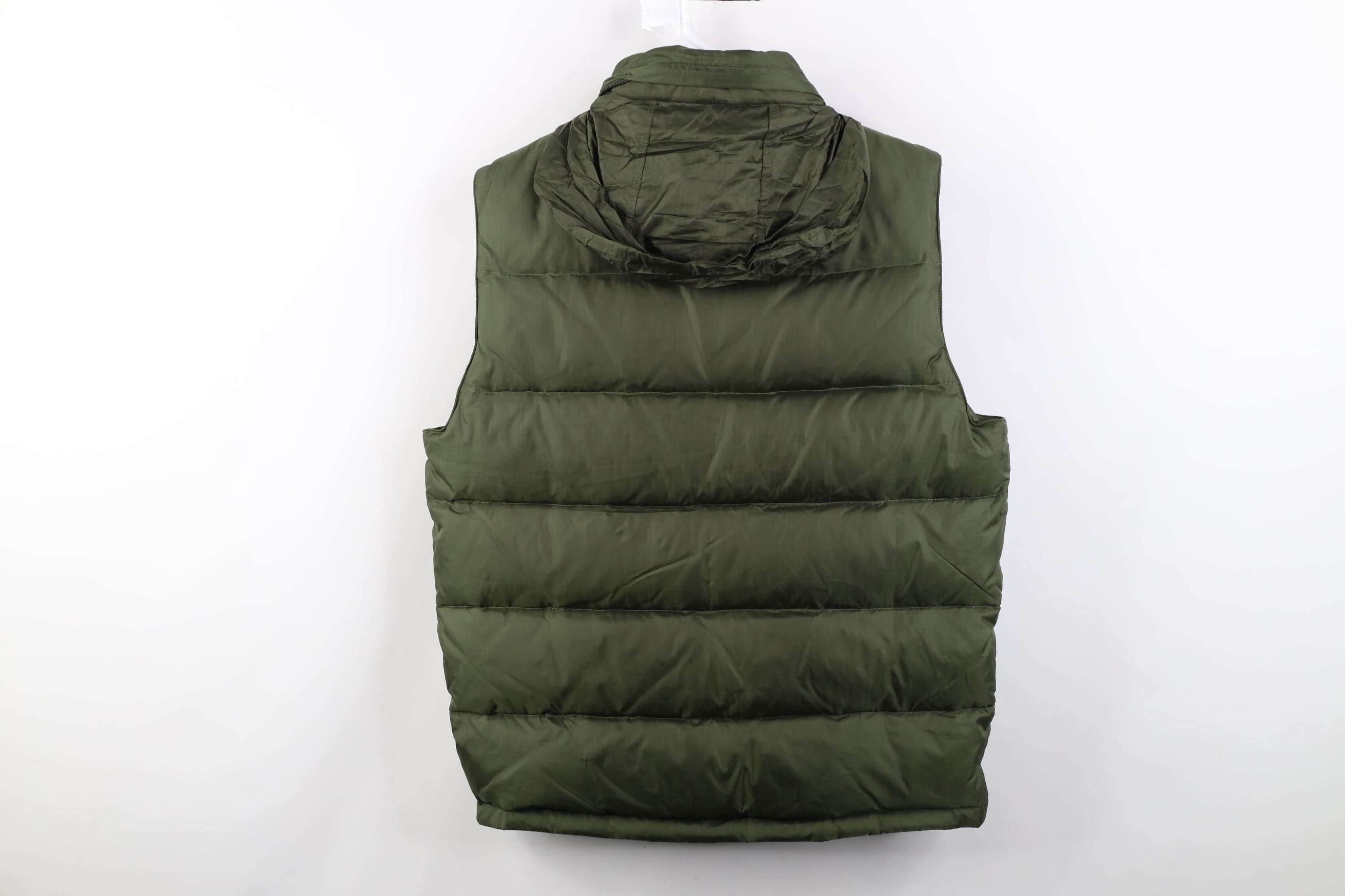 Gap Vintage Y2K Gap Insulated Hooded Puffer Vest Jacket Green Size US S / EU 44-46 / 1 - 12 Thumbnail