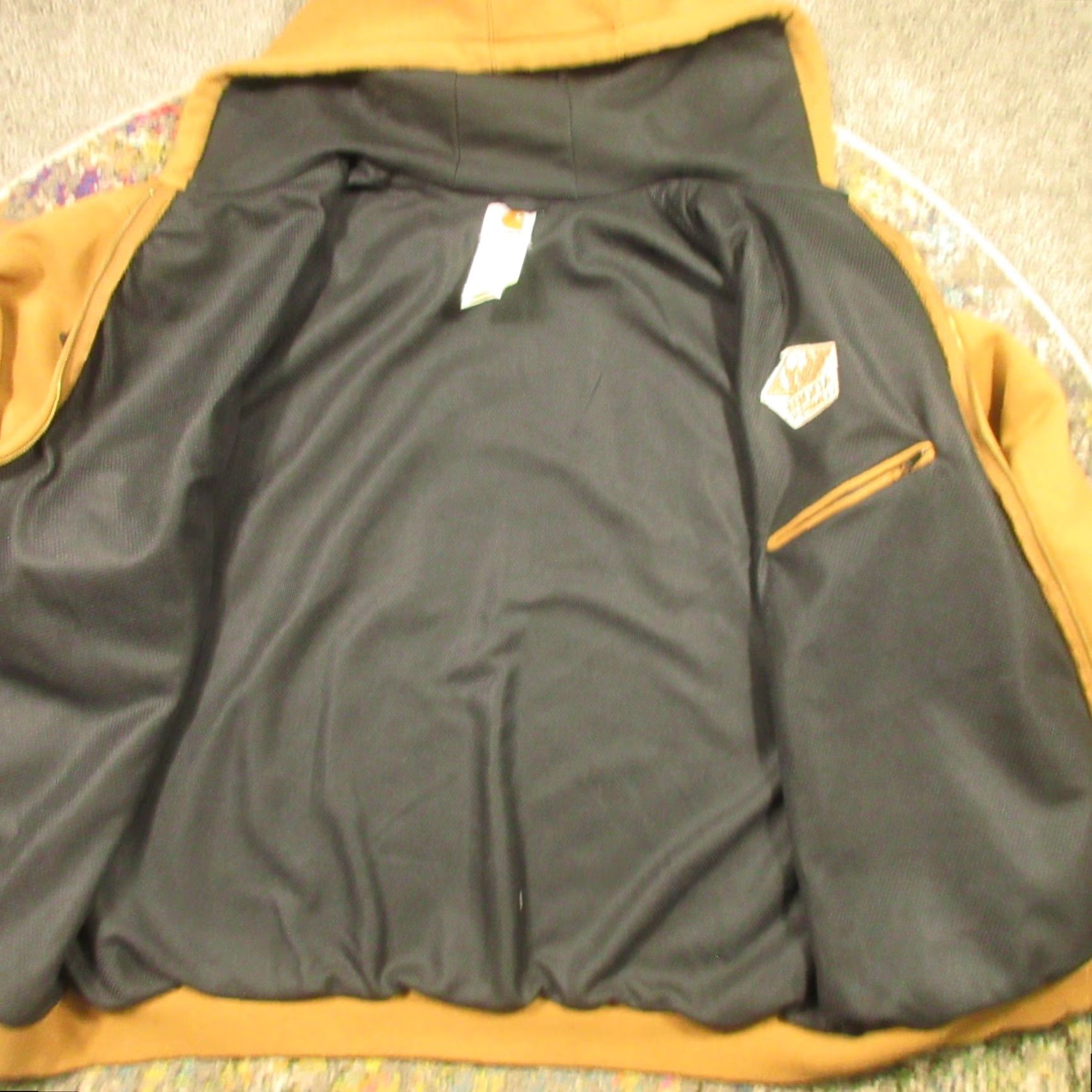 Carhartt VINTAGE Carhartt Hoodie Mens 2XL Full Zip Lined Heavyweight Brown Jersey Logo Workwear 80s 90s Construction Mens Size US XXL / EU 58 / 5 - 6 Thumbnail
