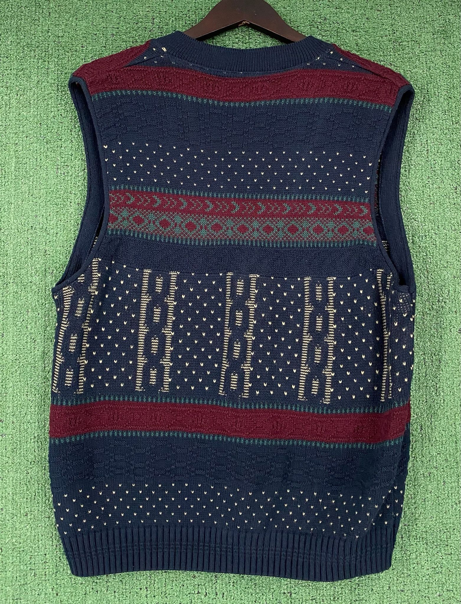 Other 90’s Andhurst Patterned Button Down Sweater Vest Large Size US L / EU 52-54 / 3 - 3 Thumbnail
