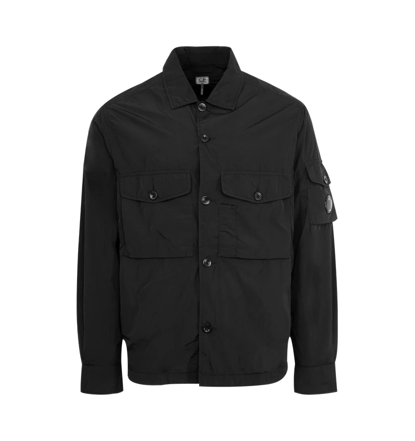 C.P. Company o1h1sh11225 Chrome - R Overshirt in Black Size US L / EU 52-54 / 3 - 1 Thumbnail