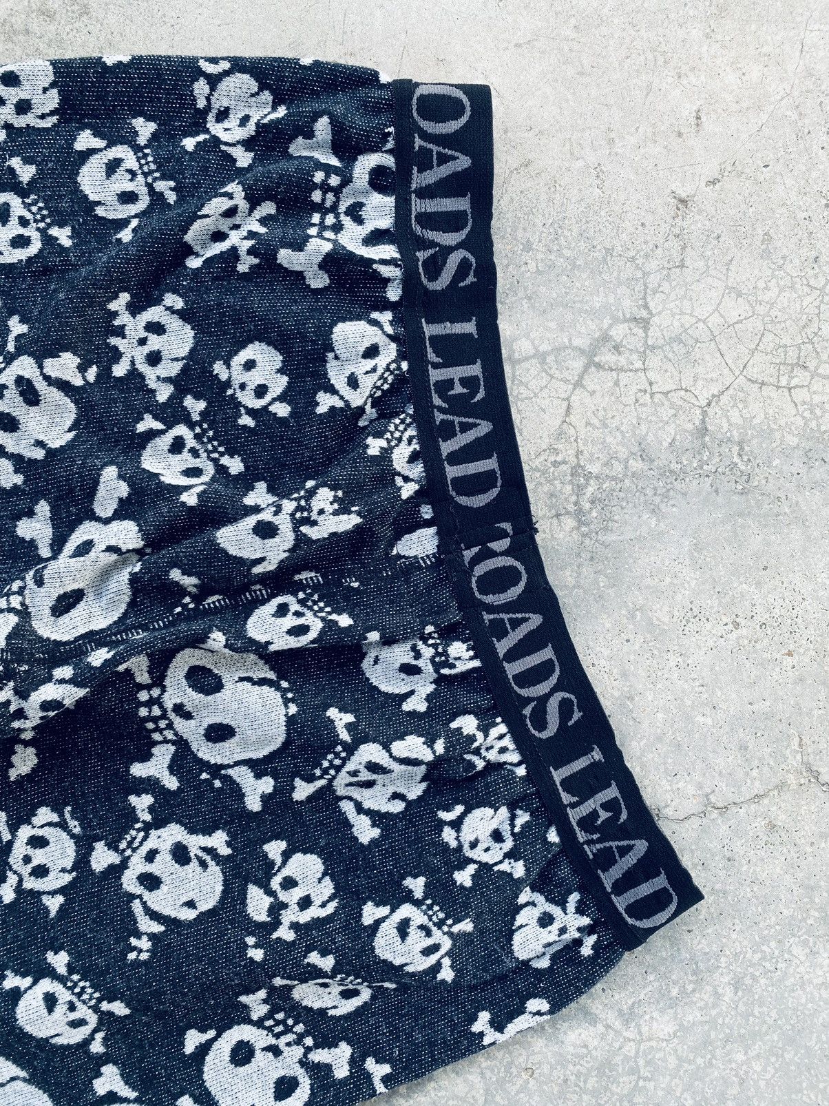 Japanese Brand Vintage PPFM Over Print Skull Leggings Size 25" / US 0 / IT 36 - 7 Thumbnail