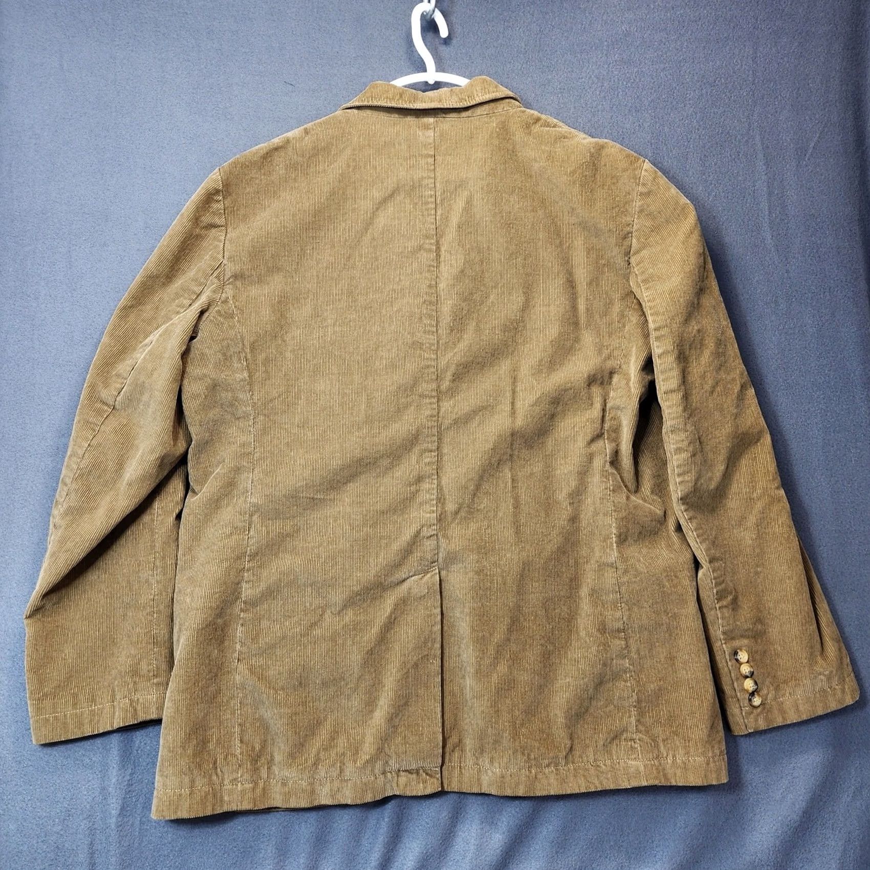 J.Crew VINTAGE J. Crew Sport Coat XL Brown Corduroy Lined Notch Lapel 3-Button 4-Button Sleeve Mens Size US XL / EU 56 / 4 - 2 Thumbnail
