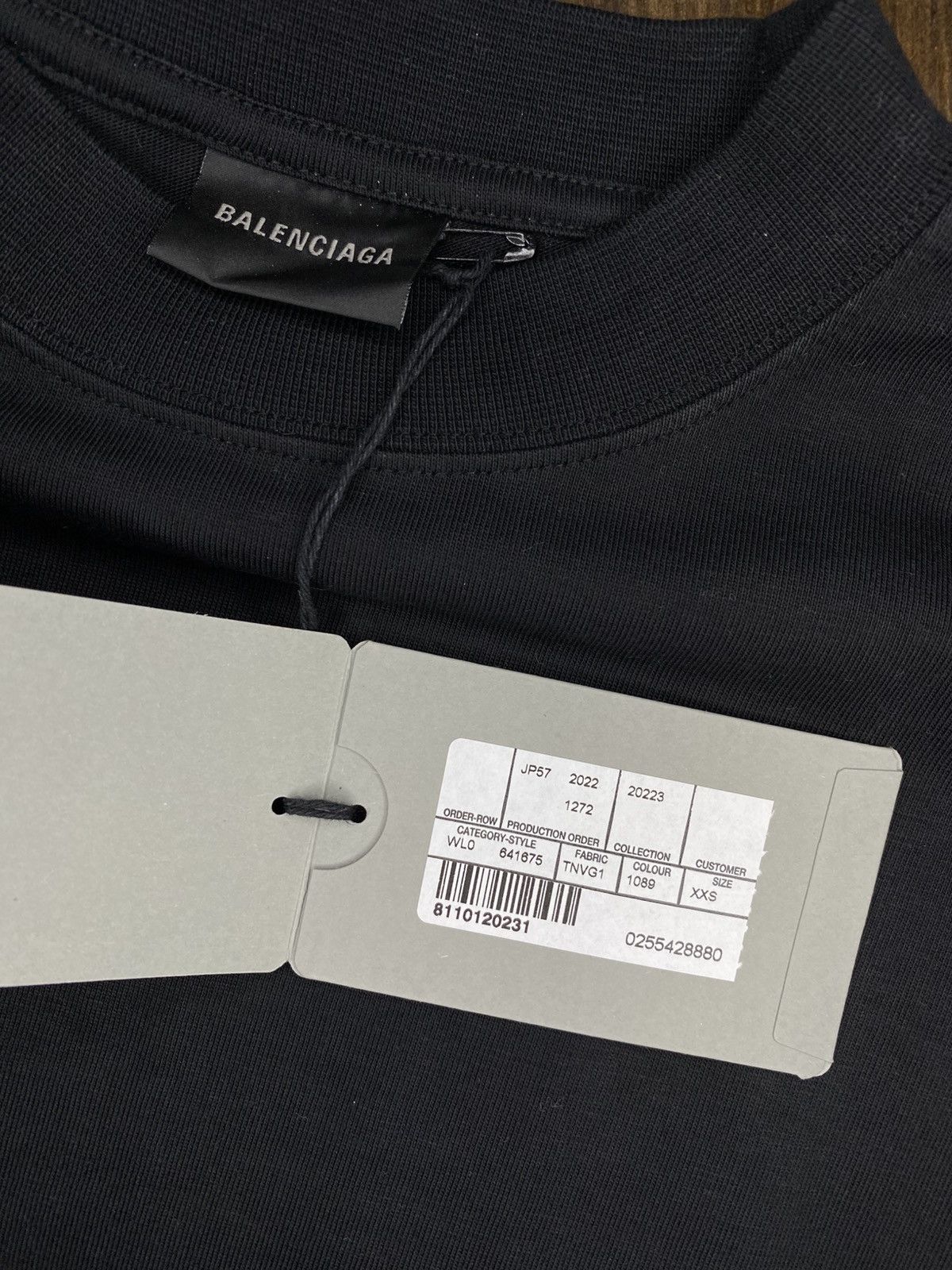Balenciaga 🔥 BALENCIAGA 🔥 GAFFER T'SHIRT LARGE FIT BLACK WHITE AND RED Size US XXS / EU 40 - 9 Thumbnail