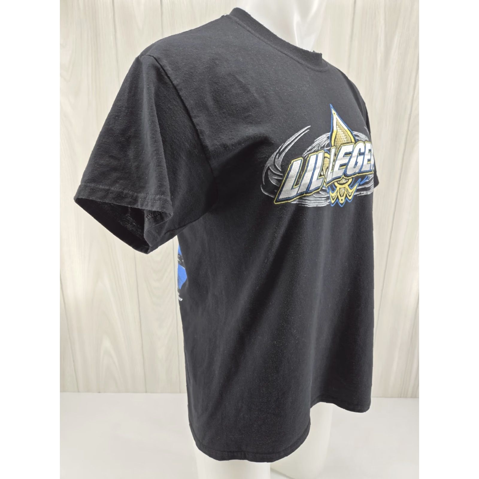 Gildan Bobby Ducote Warpath Street Cars Lil Legend Racing T-Shirt LARGE Black Cotton Short Sleeve Mens Size US L / EU 52-54 / 3 - 7 Thumbnail