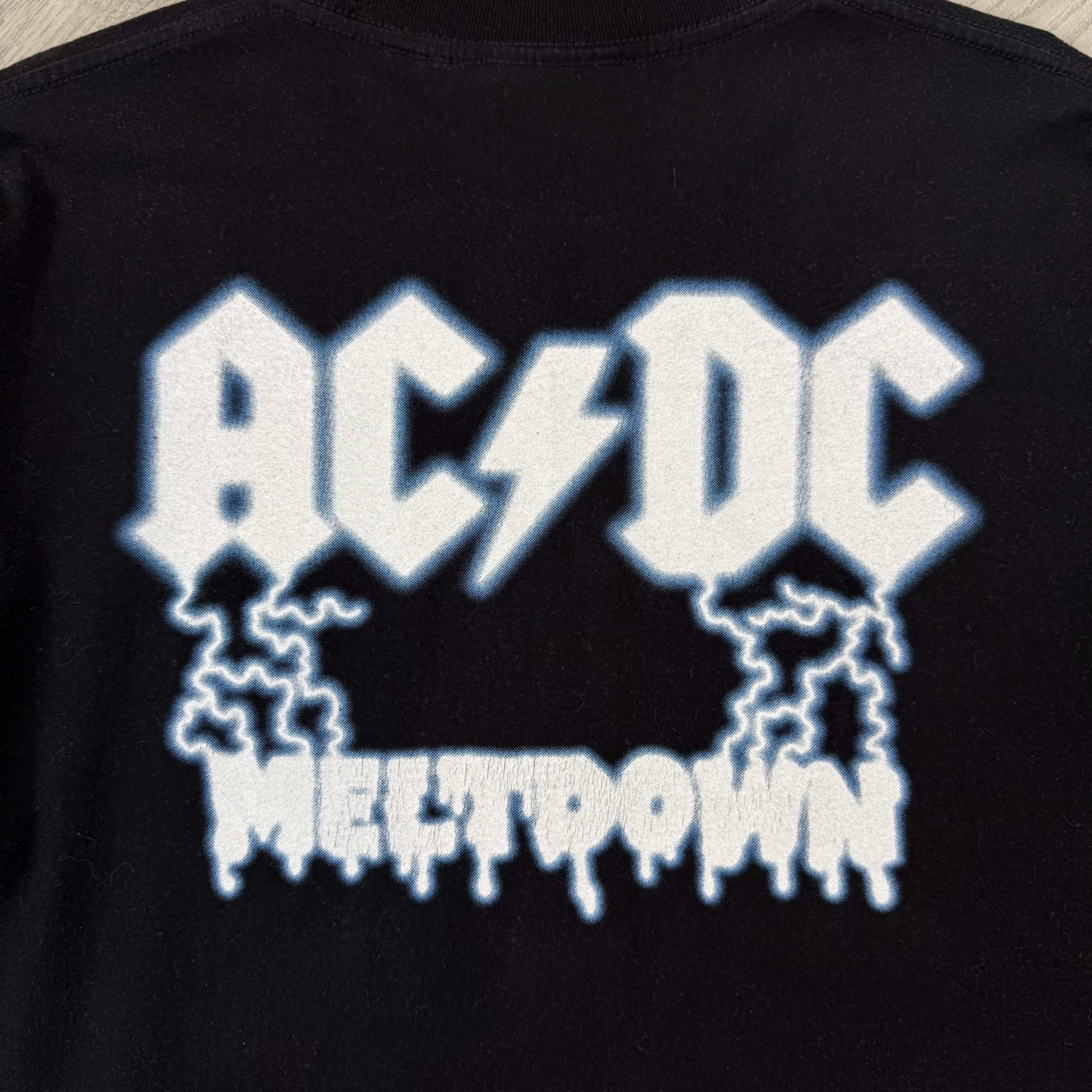 AC/DC Vintage AC/DC Meltdown Black Graphic Long Sleeve Tee Shirt Size US L / EU 52-54 / 3 - 8 Thumbnail